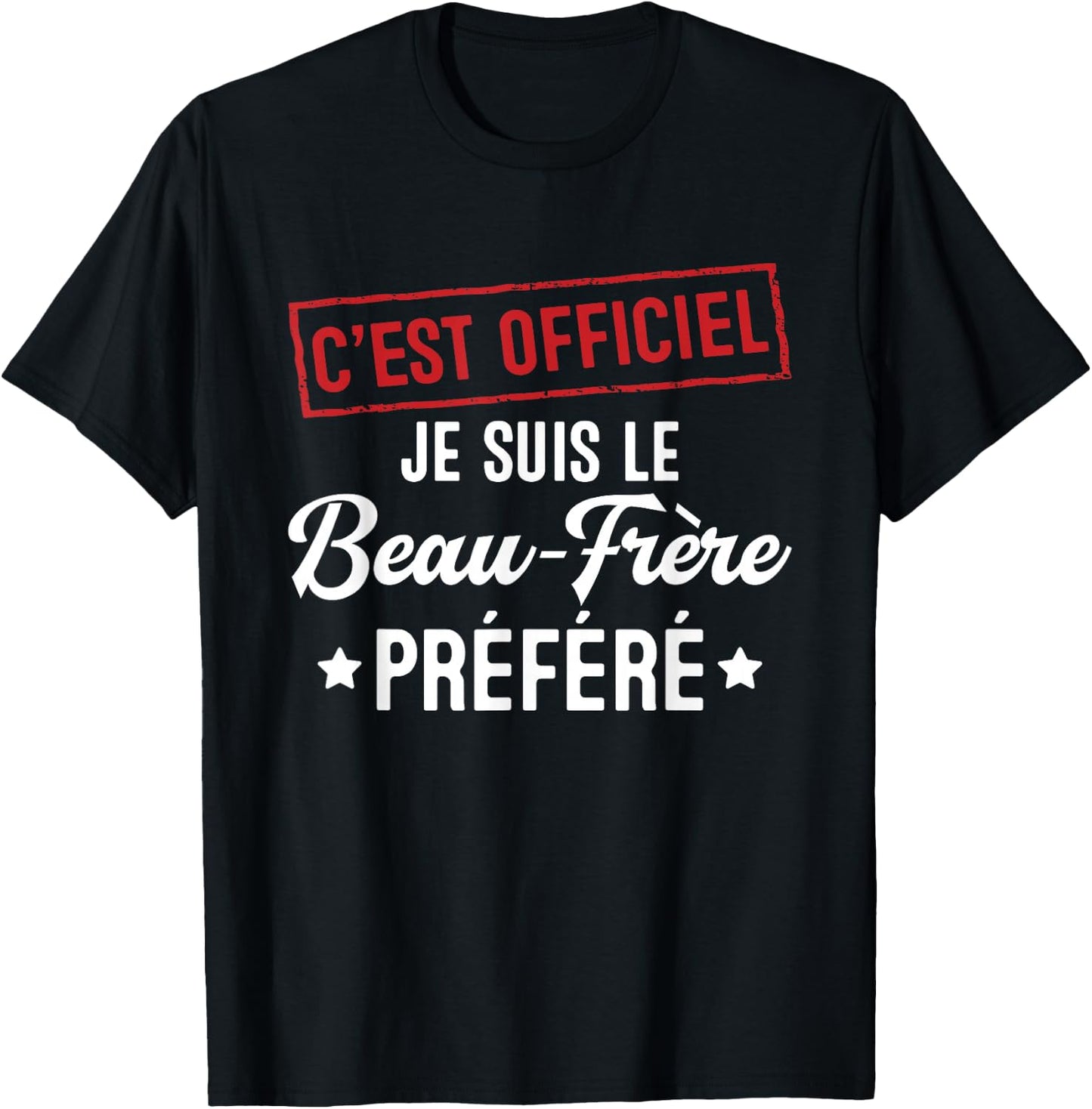 It's official, I'm the favorite gift in law T-Shirt - T-Shirt | Black