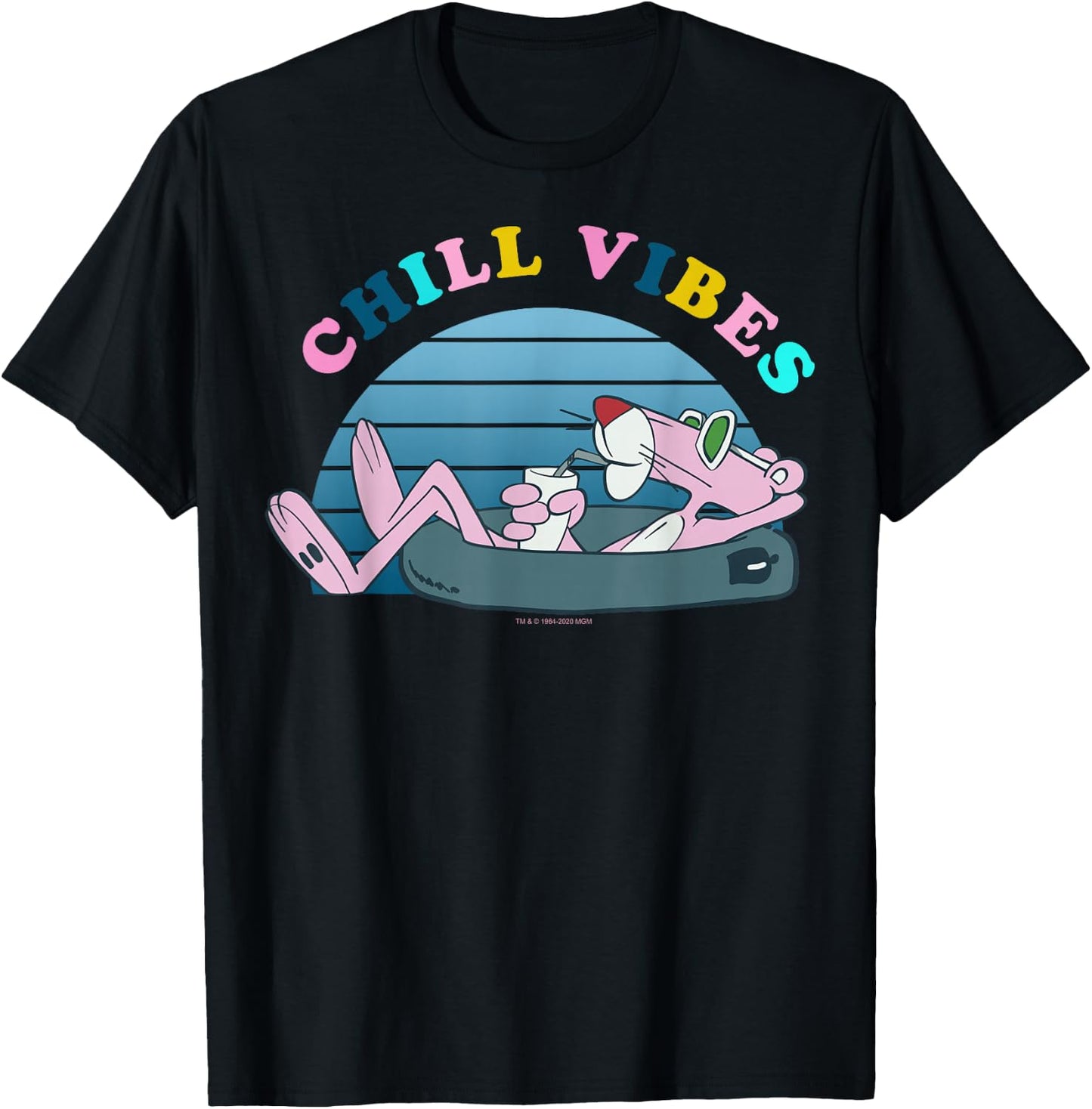 The Pink Panther Chill Vibes T-Shirt - T-Shirt | Black