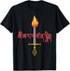 Tibetan Mantra Manjushri Bodhisattva of Wisdom T-Shirt - T-Shirt | Black