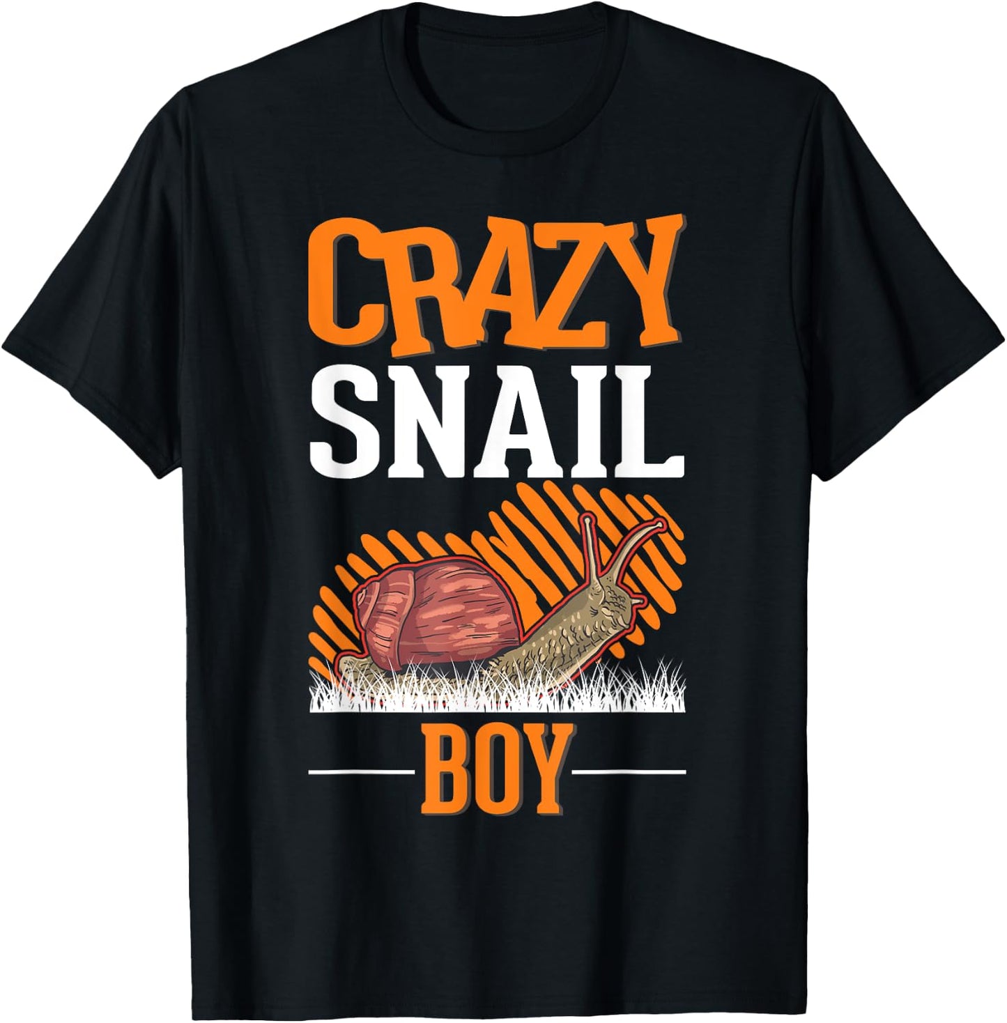 Crazy Snail Boy T-Shirt - T-Shirt | Black