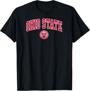 Ohio State Buckeyes Heritage Collection Arch Dark Heather T-Shirt - T-Shirt | Black