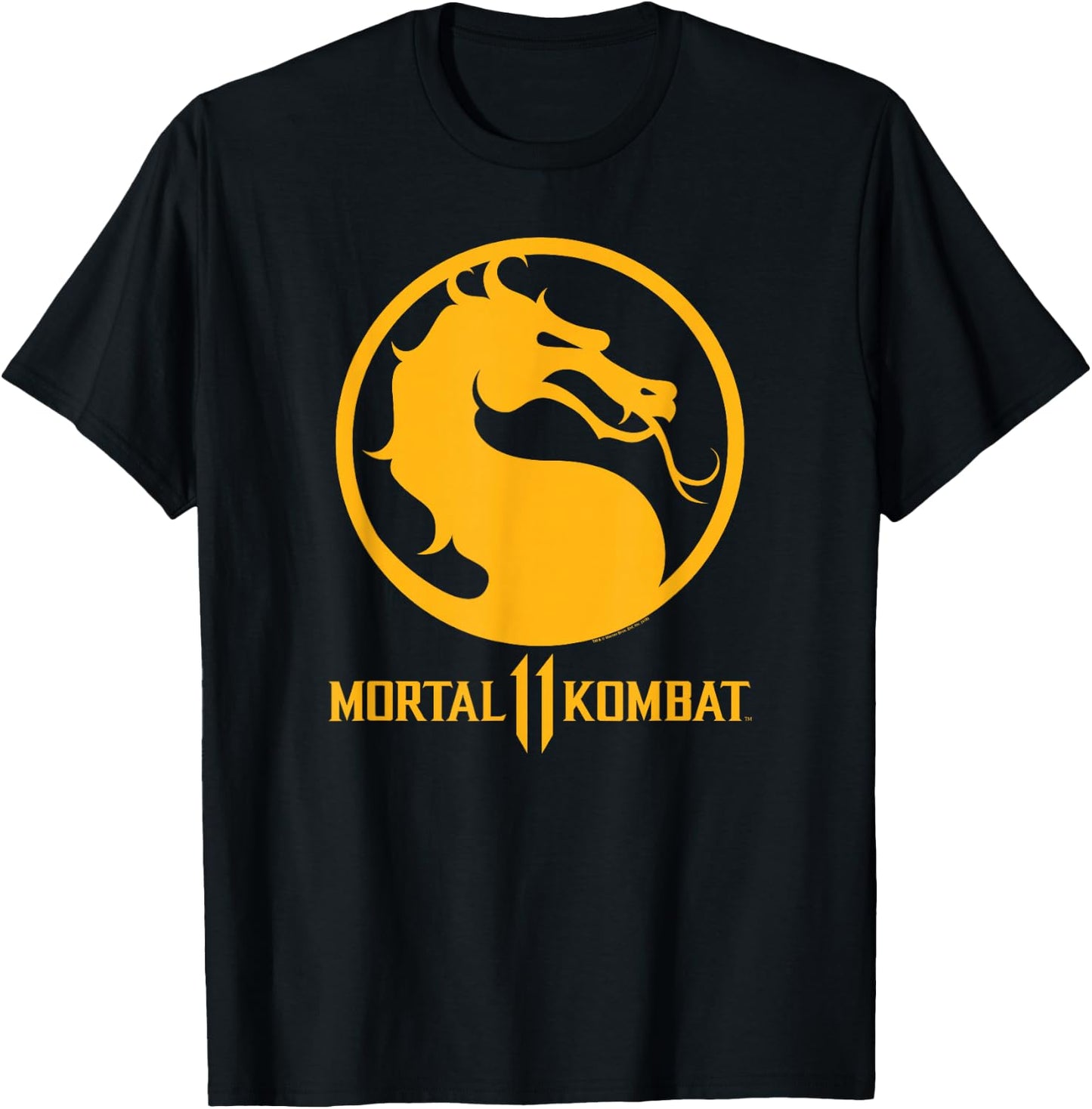 Mortal Kombat 11 Dragon Logo T-Shirt - T-Shirt | Black