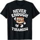 Funny Tiramisu Retro T-Shirt - T-Shirt | Black