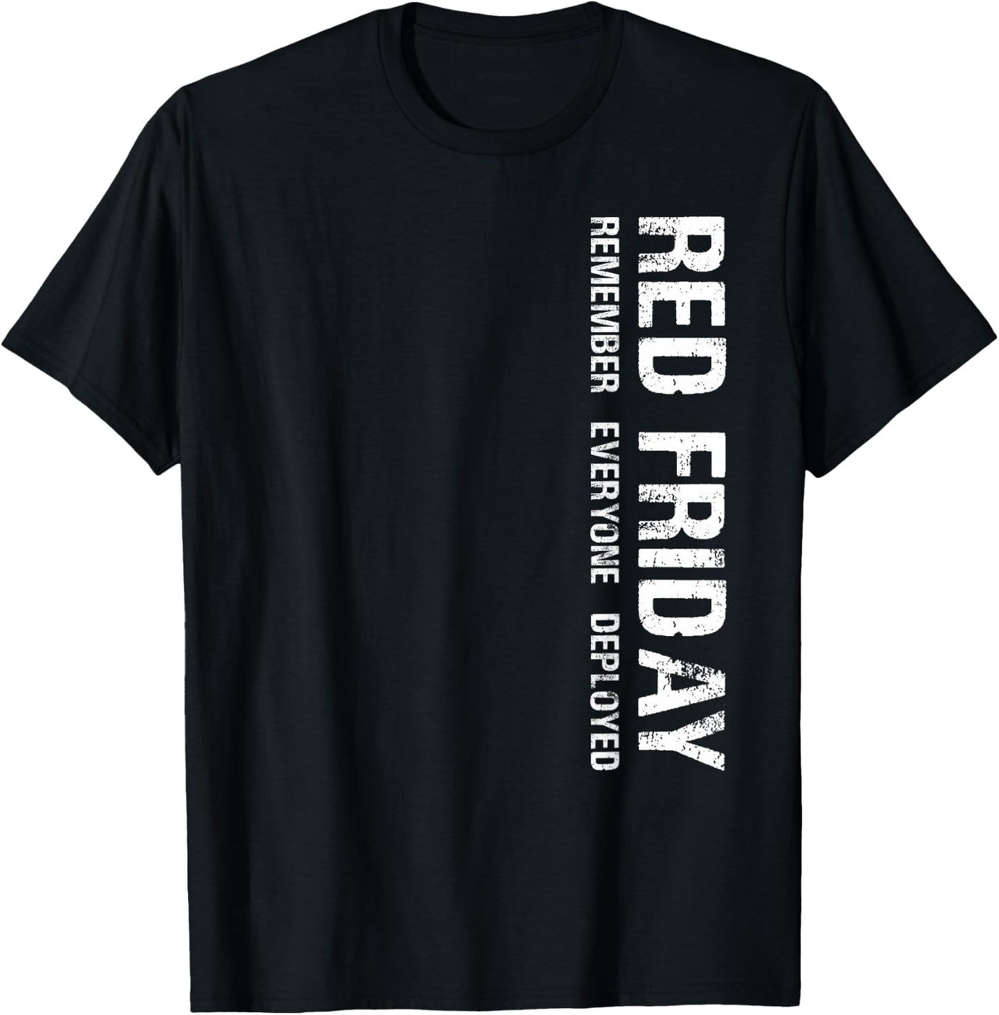 On Fridays We Wear Red Soldiers Veterans Day and Friday RED T-Shirt - T-Shirt | Black