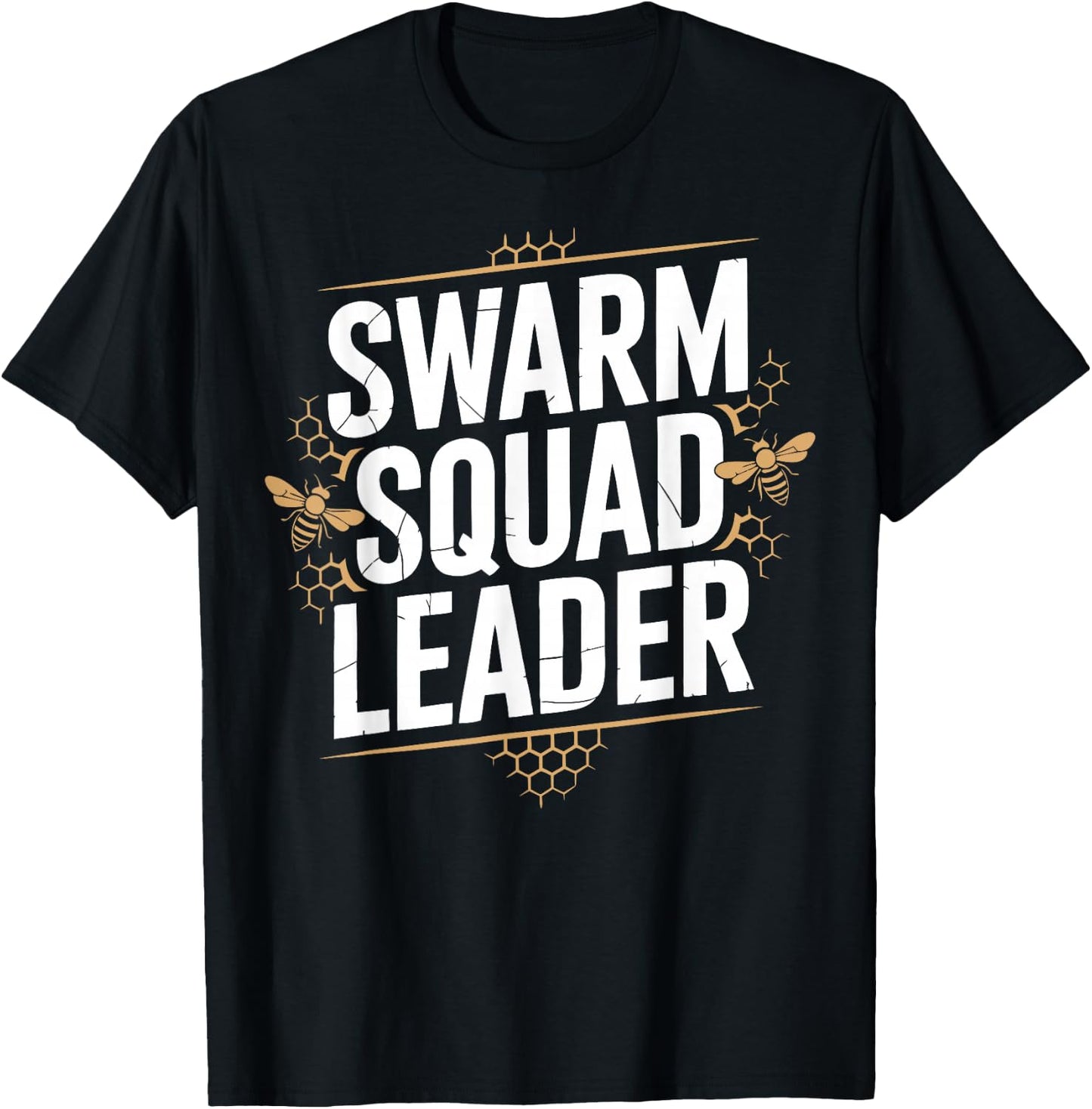 Beekeeping Bee Swarm Leader Beekeeper T-Shirt - T-Shirt | Black