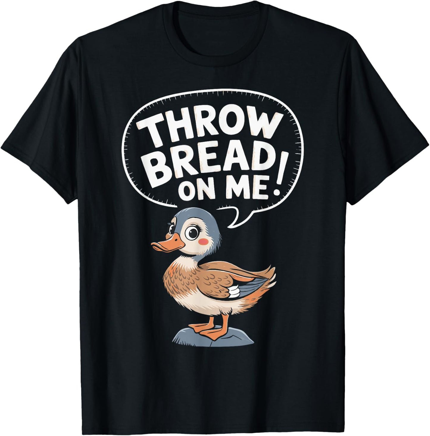 Throw Bread On Me T-Shirt - T-Shirt | Black