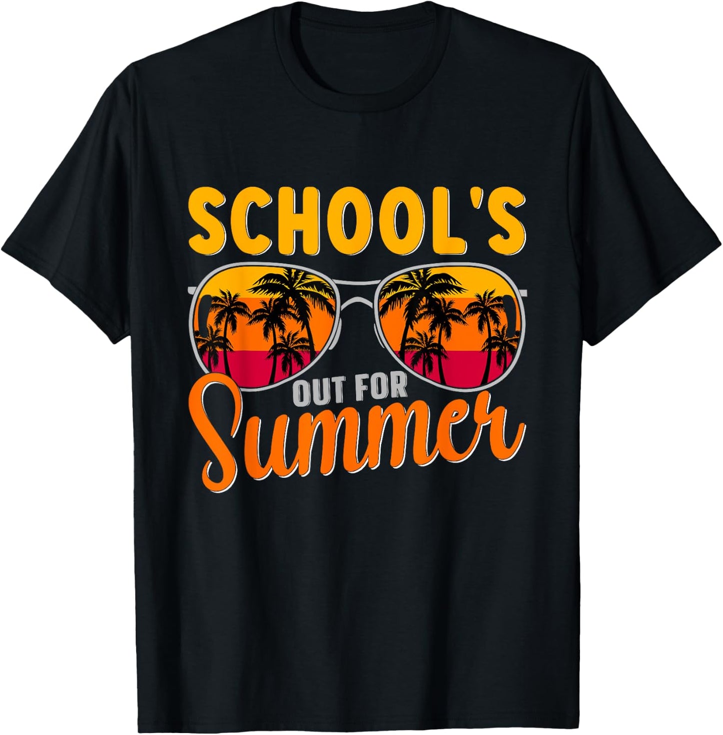 Die Schule ist im Sommer aus Schools Out For Summer T-Shirt - T-Shirt | Black