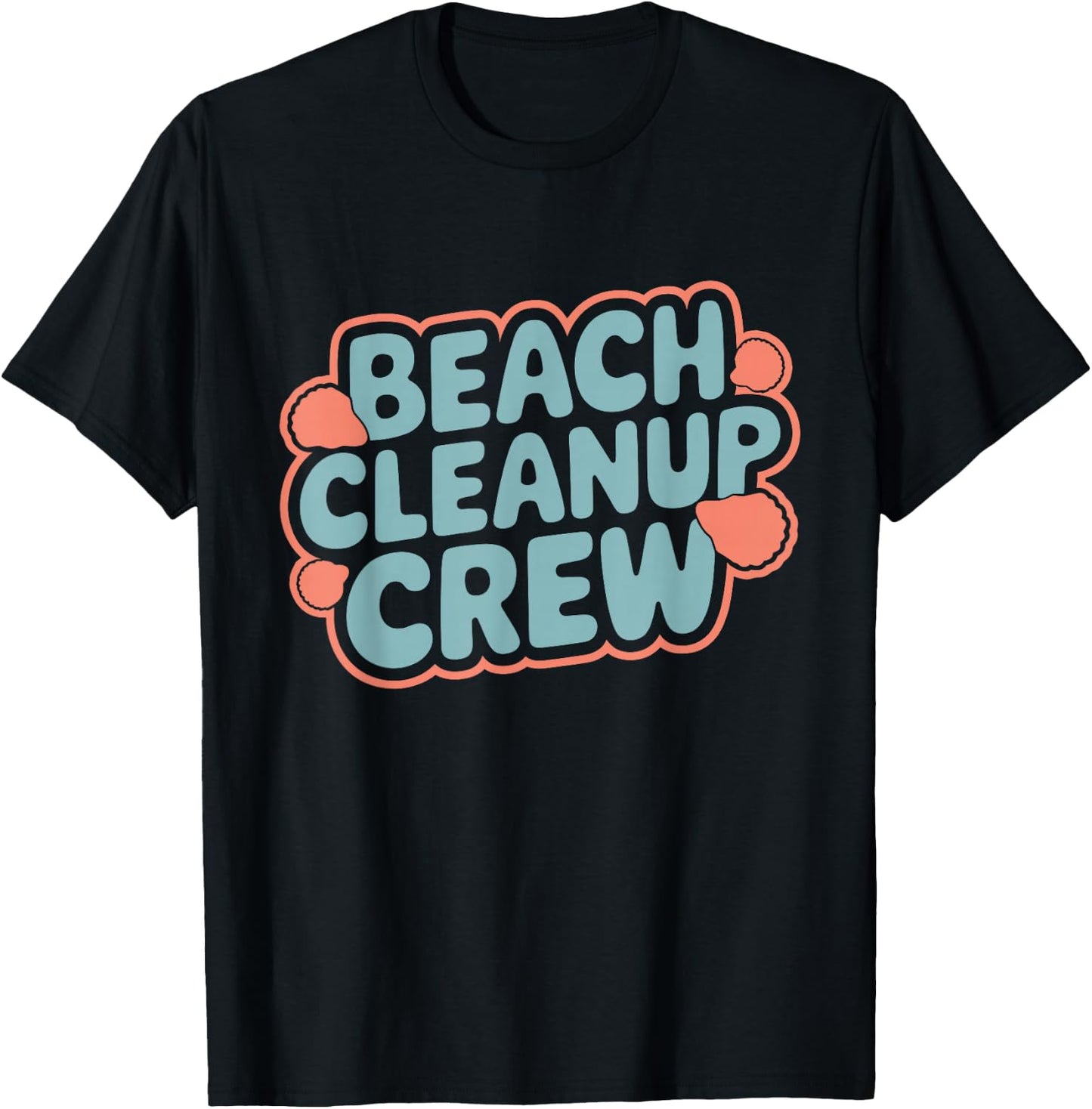 Beach Clean-Up Volunteer Ocean Conservation Eco-Friendly T-Shirt - T-Shirt | Black