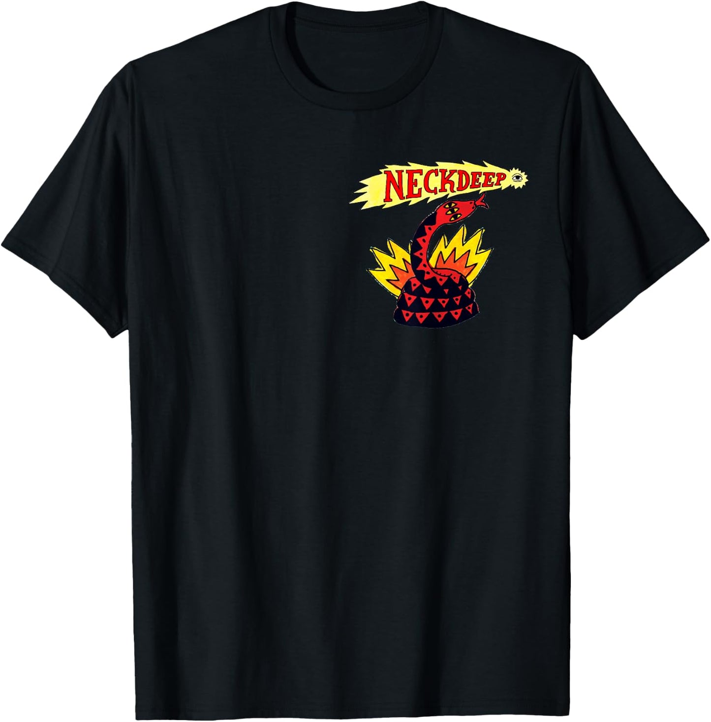 Neck Deep Shooting Eye T-Shirt - T-Shirt | Black