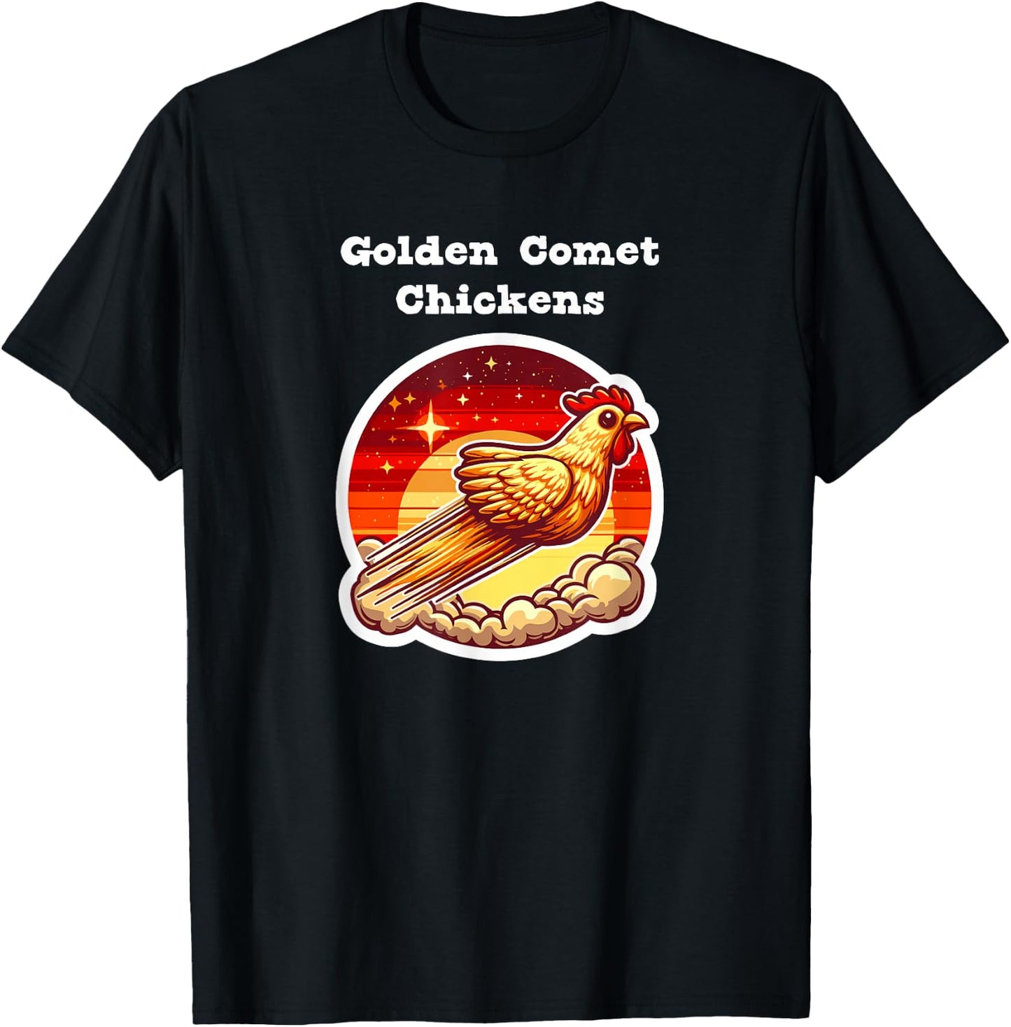Golden Comet Chicken T-Shirt - T-Shirt | Black