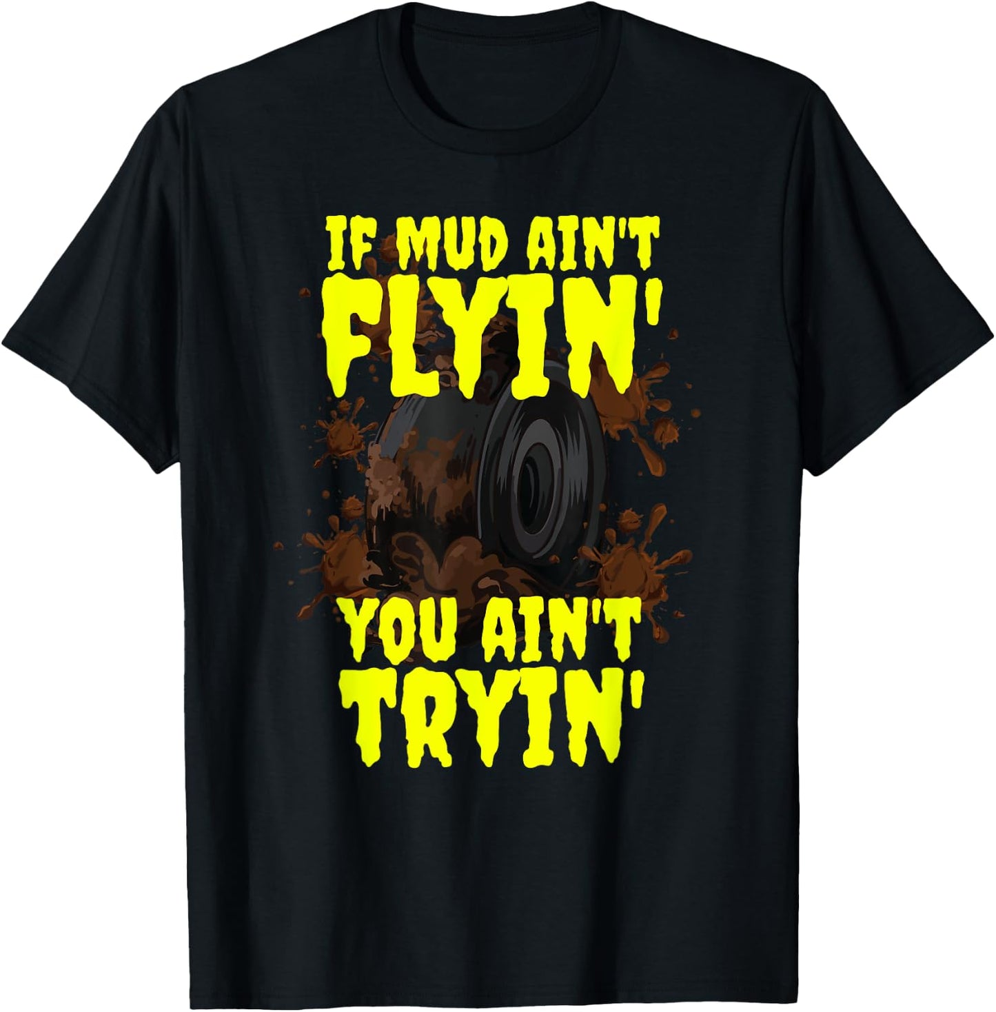 Dirt Bike Moto Racing Quad Bike ATV Mud Fest Mudding T-Shirt - T-Shirt | Black