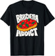 Bruschetta Lover Retro Graphic T-Shirt - T-Shirt | Black