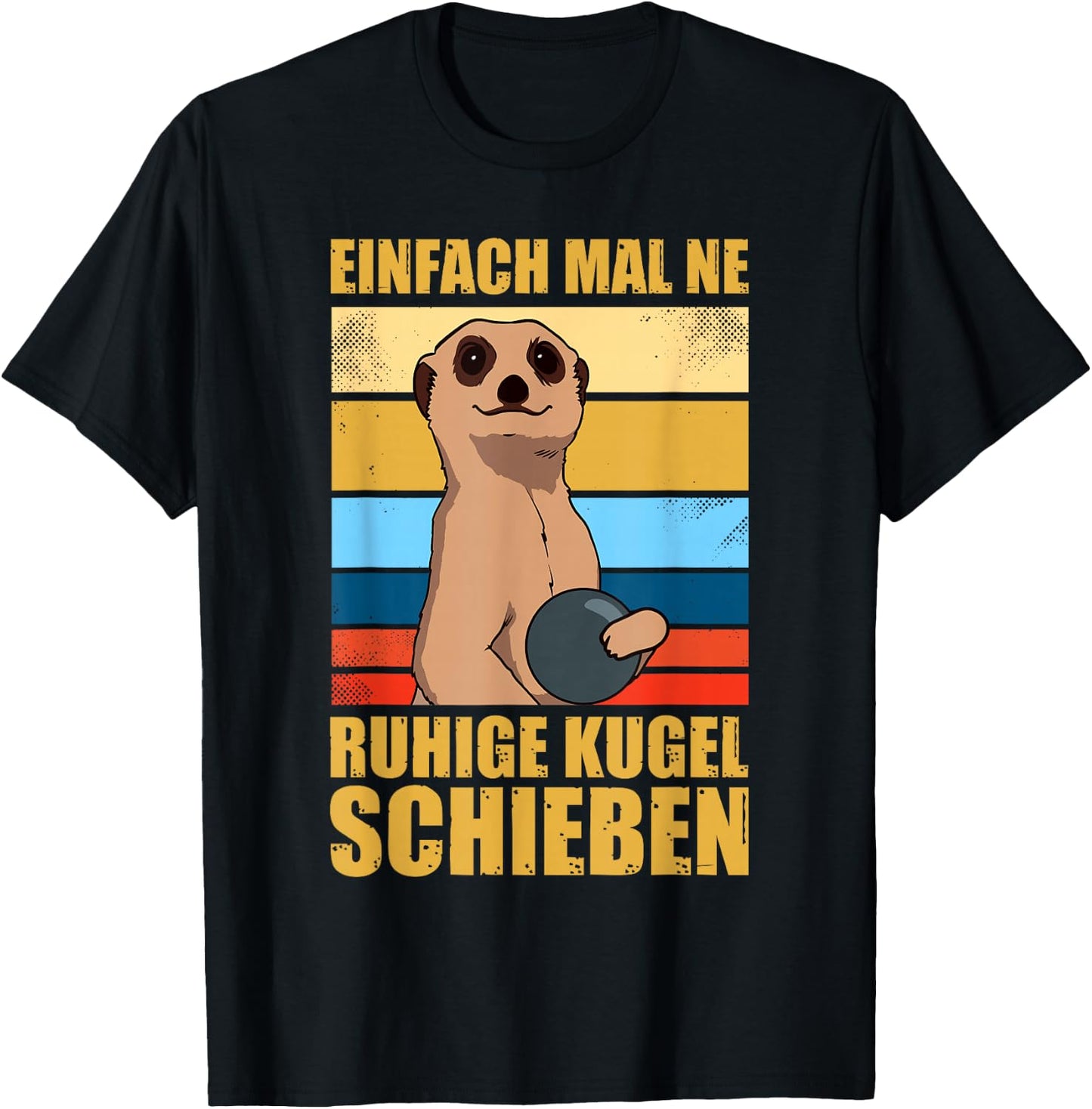 "Easy to Make A Quiet Kegeln" Ball Kegler Sports Skegler , black T-Shirt - T-Shirt | Black