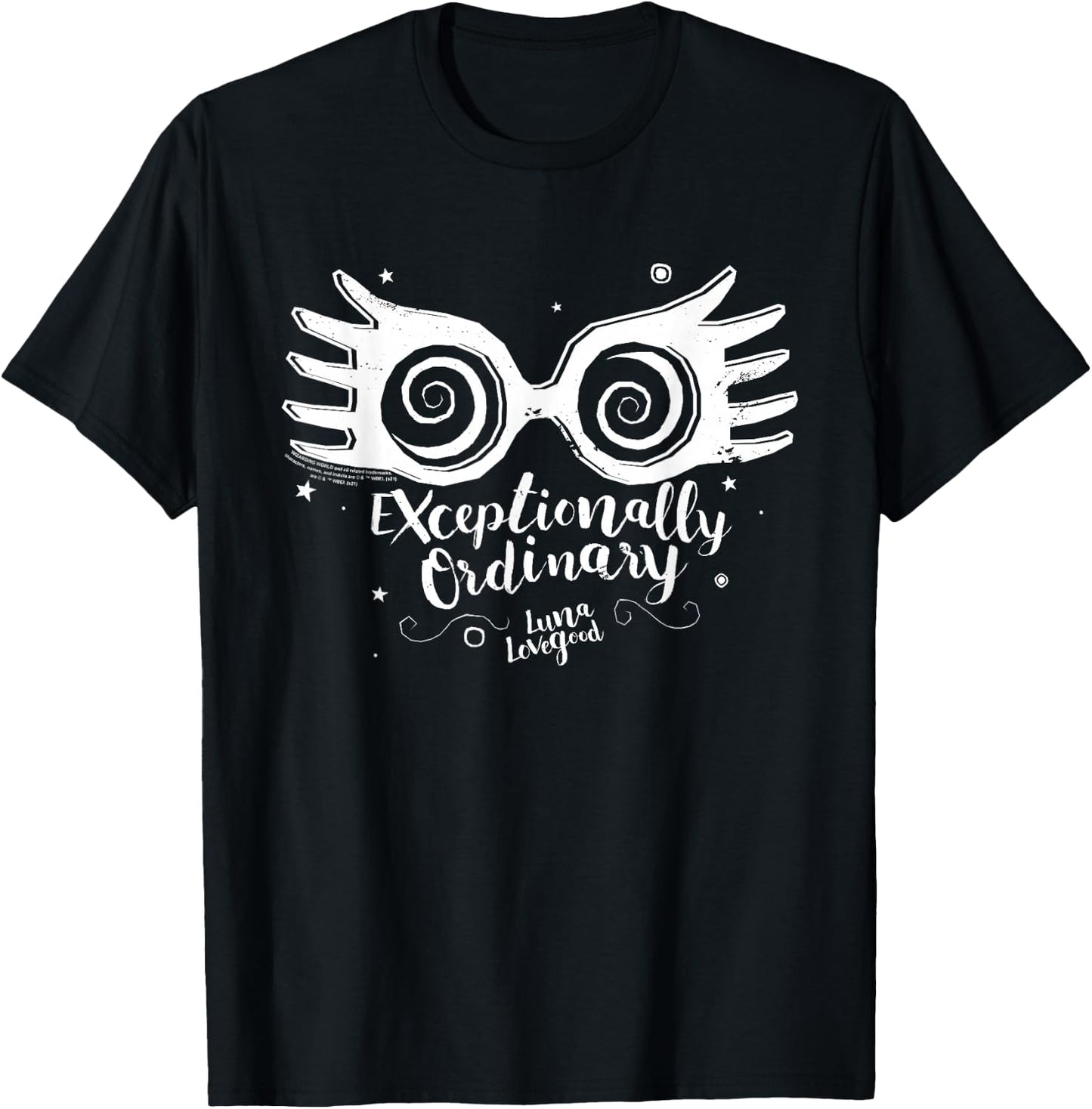 Harry Potter Luna Lovegood Exceptionally Ordinary T-Shirt - T-Shirt | Black