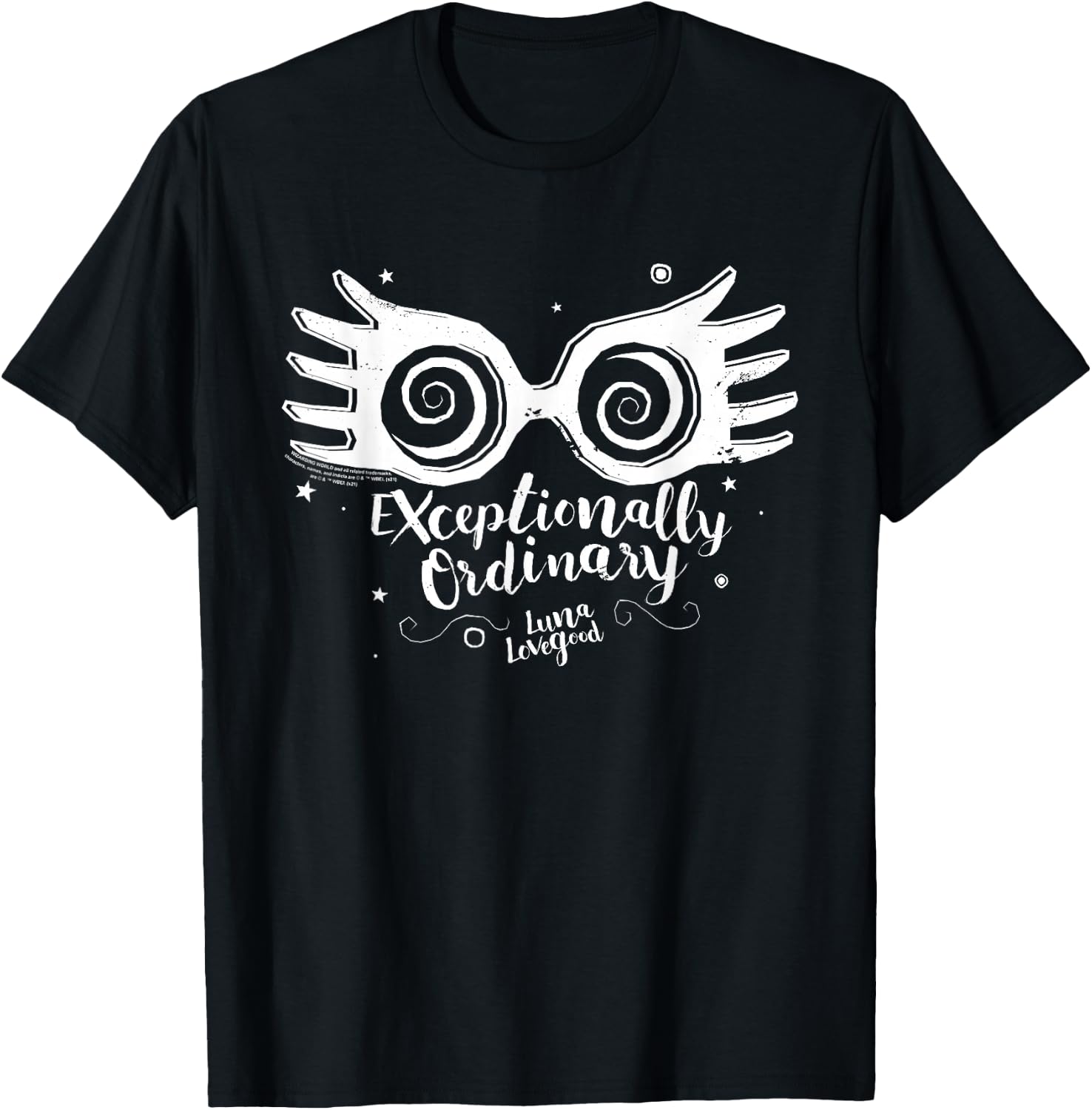 Harry Potter Luna Lovegood Exceptionally Ordinary T-Shirt - T-Shirt | Black