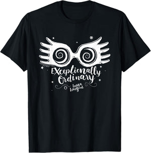 Harry Potter Luna Lovegood Exceptionally Ordinary T-Shirt - T-Shirt | Black