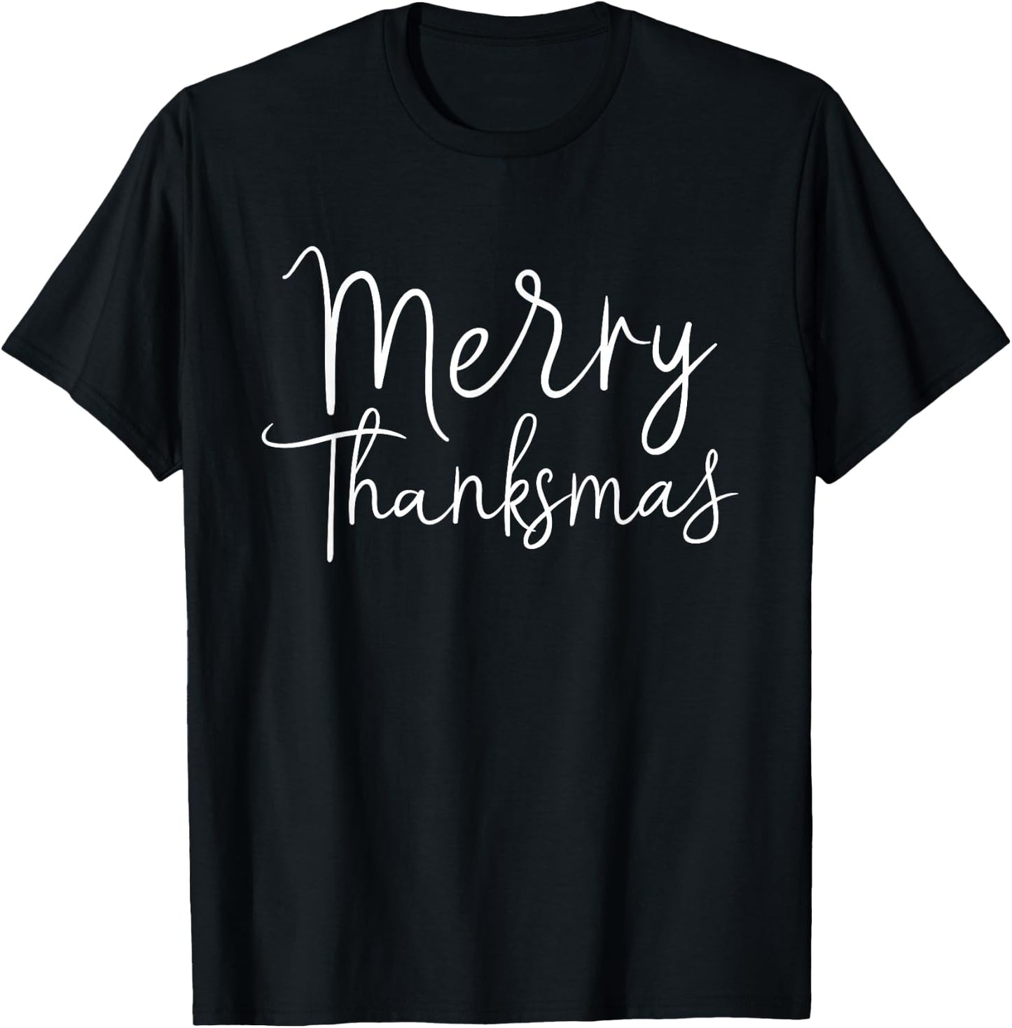 Merry Thanksmas T-Shirt - T-Shirt | Black