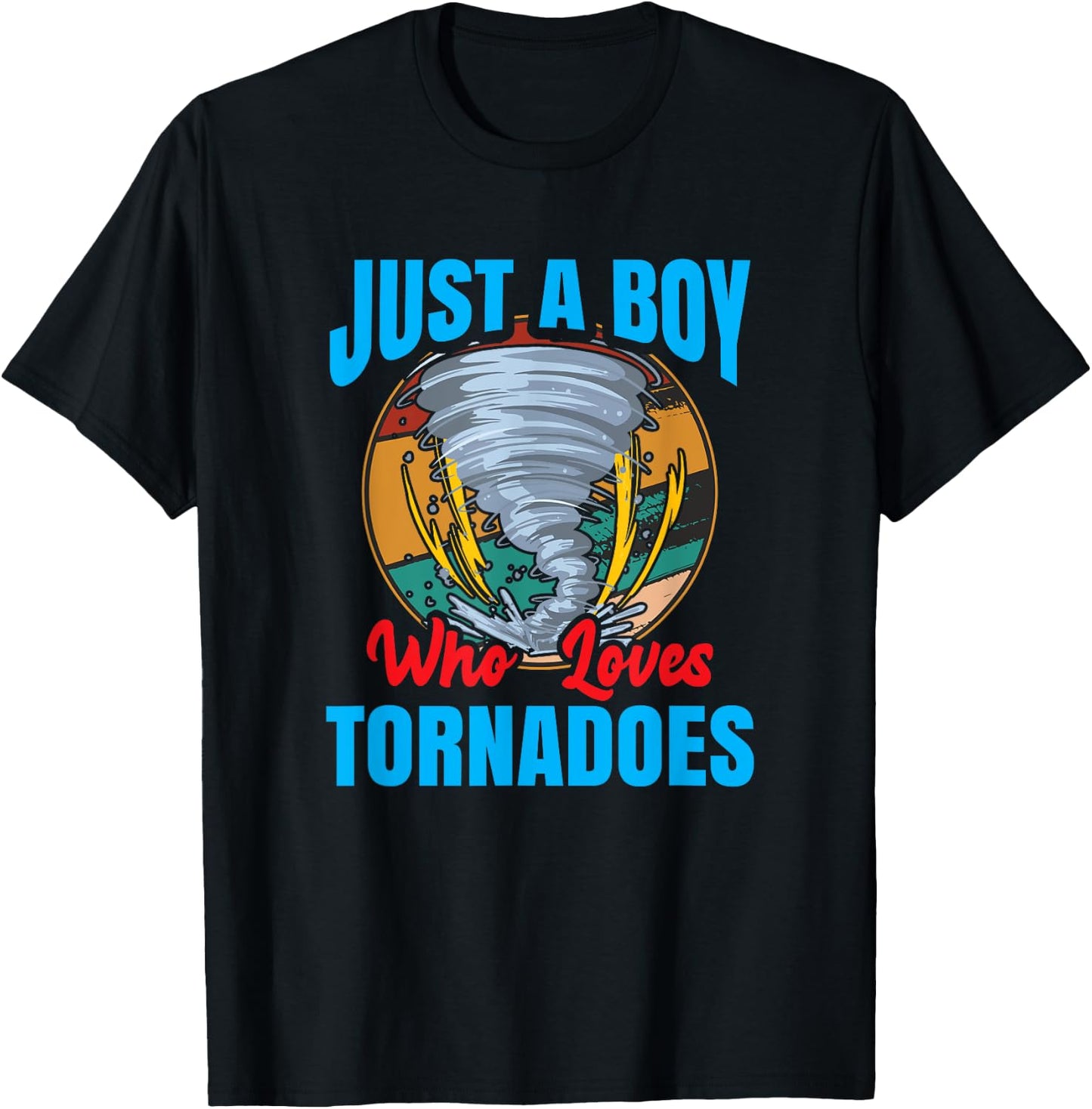 Tornade Garçon Chasseur De Tornade Chasseur De Tempête T-Shirt - T-Shirt | Black