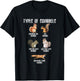 Types of Squirrels Identification Chart Educational Squirrel T-Shirt - T-Shirt | Black