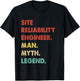 Site Reliability Engineer Man Myth Legend T-Shirt - T-Shirt | Black