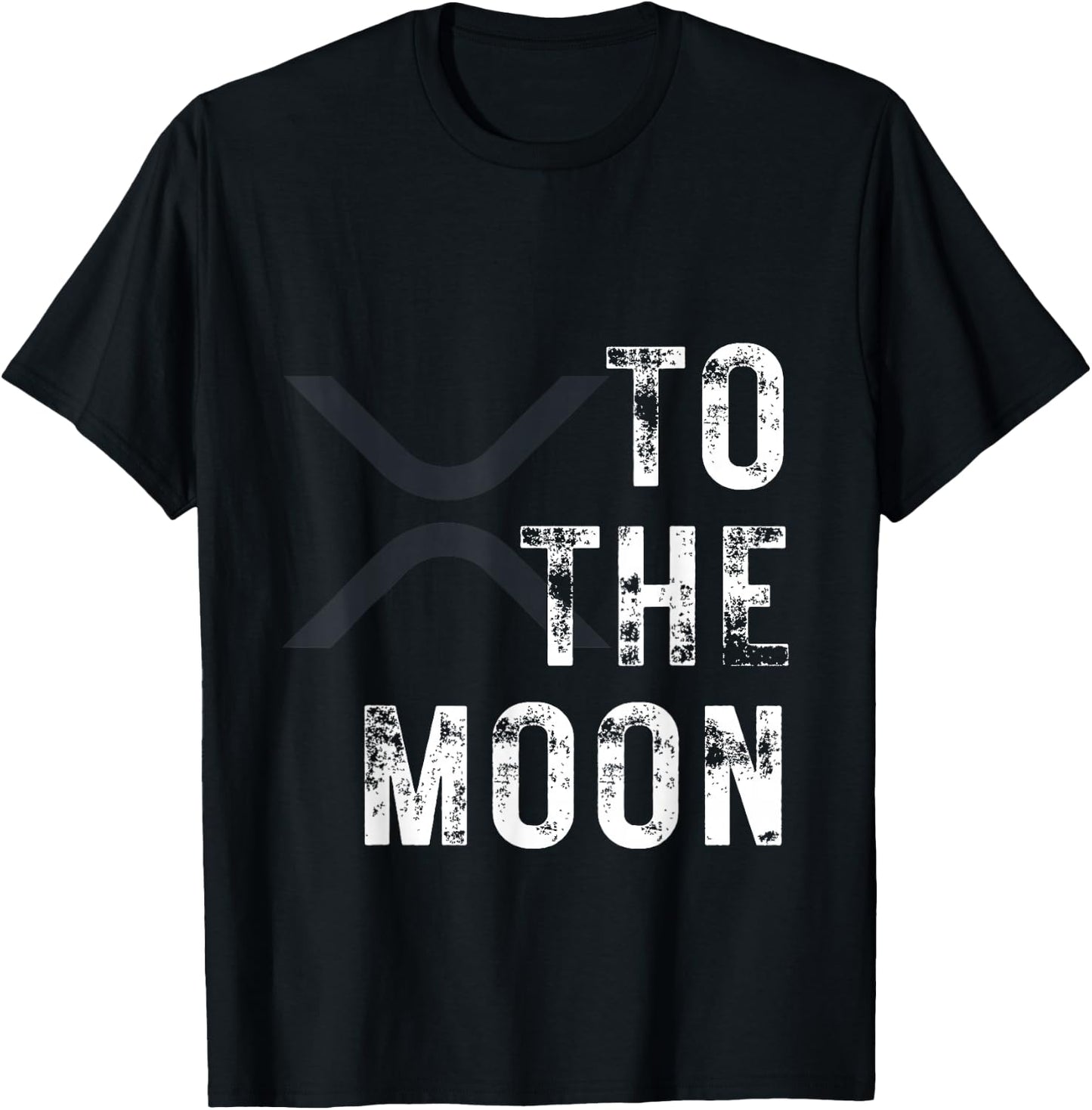 XRP Coin To The Moon XRP Crypto T-Shirt - T-Shirt | Black