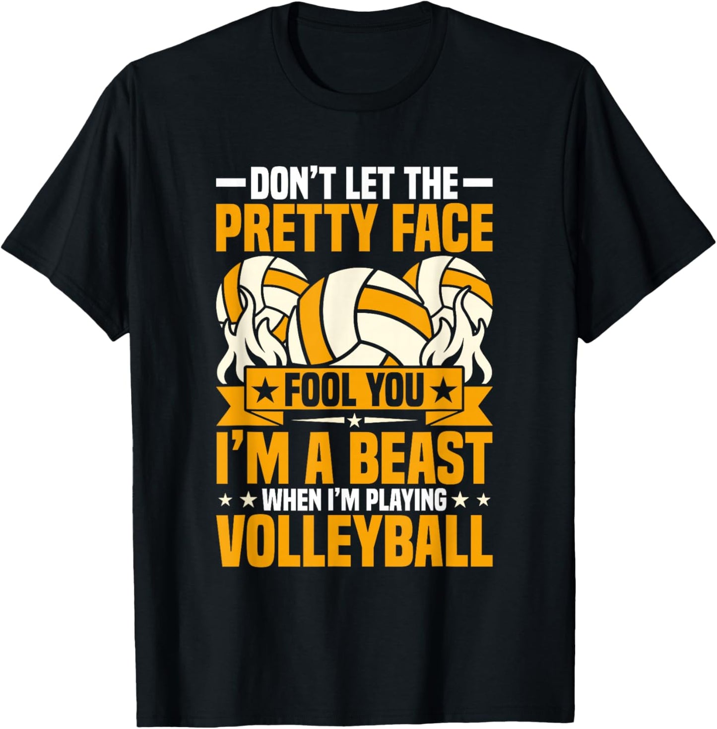 Volleyball shirt Men Women Volleyball Lover Player Teen Girl T-Shirt - T-Shirt | Black
