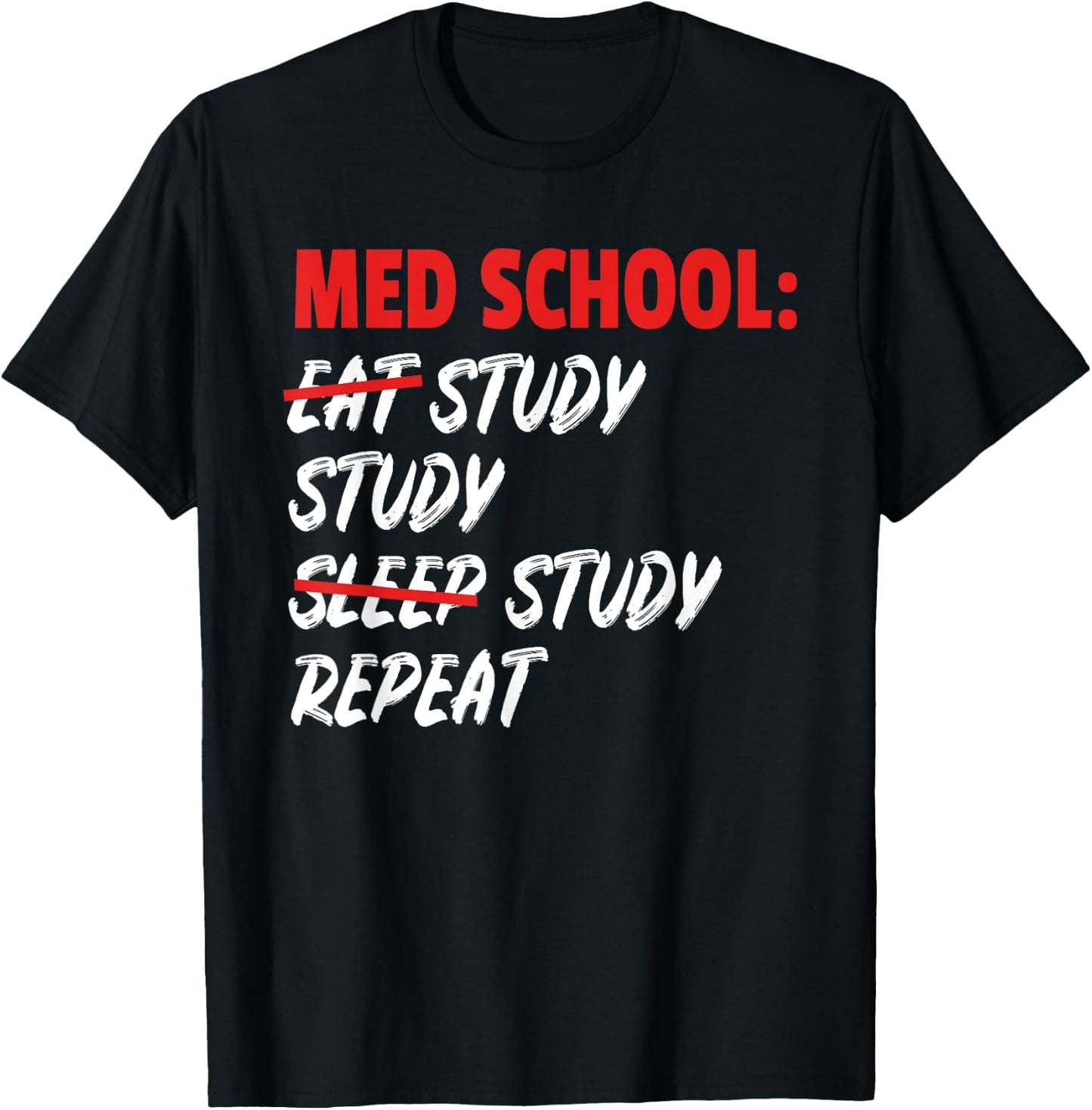 Doctor Med School Student Medicin Gift & Graphic T-Shirt - T-Shirt | Black