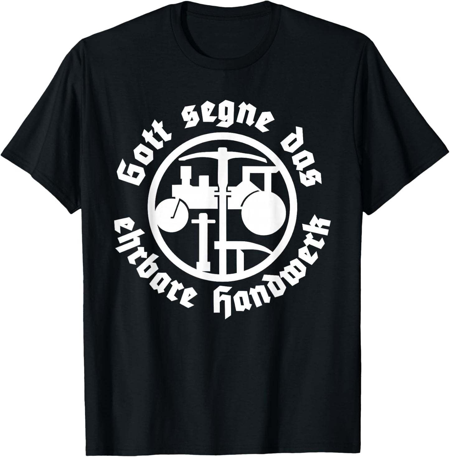 Straßenbauer Straßenbau Zunftzeichen Geschenk T-Shirt - T-Shirt | Black