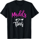 Wine Champagne Prosecco Girls' Evening Party Drinking Girls On Tour , black T-Shirt - T-Shirt | Black