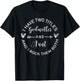 I Have two titles godmother and aunt Family T-Shirt - T-Shirt | Black