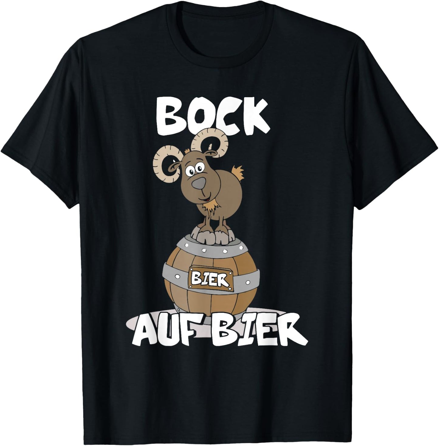 Bock auf bier biertrinker alkohol bier saufen , black T-Shirt - T-Shirt | Black
