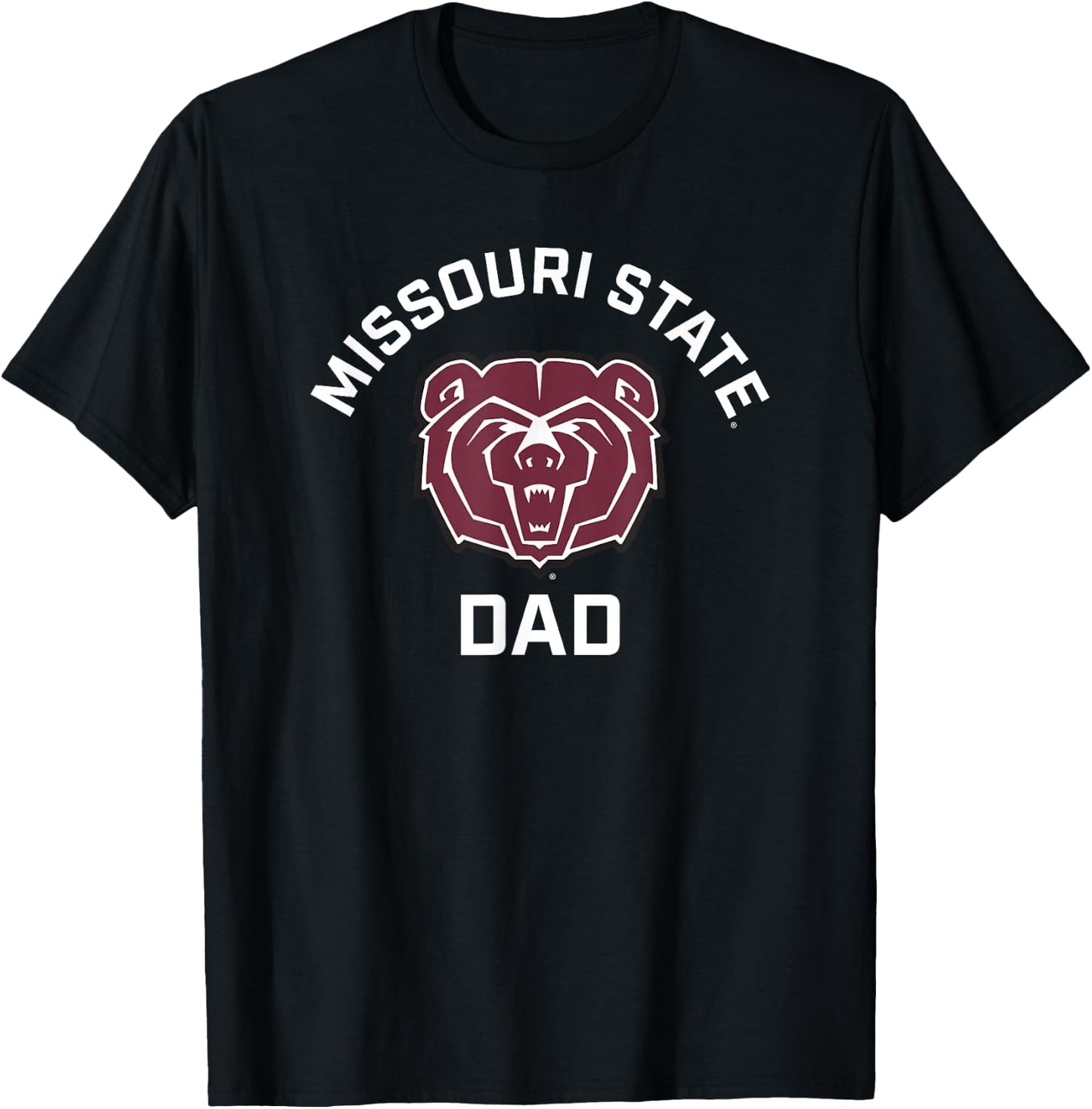 Missouri State University MSU Bears Arched Dad T-Shirt - T-Shirt | Black