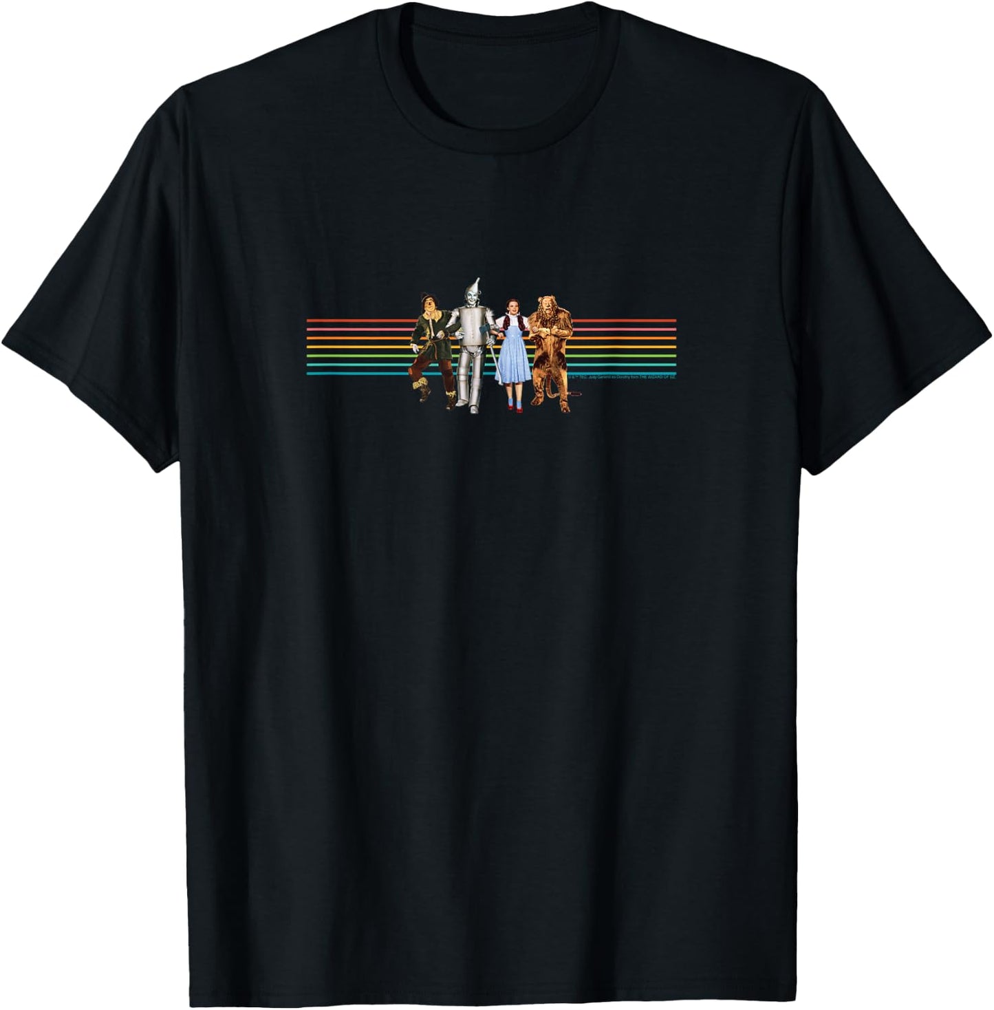 The Wizard Of Oz - Rainbow T-Shirt - T-Shirt | Black