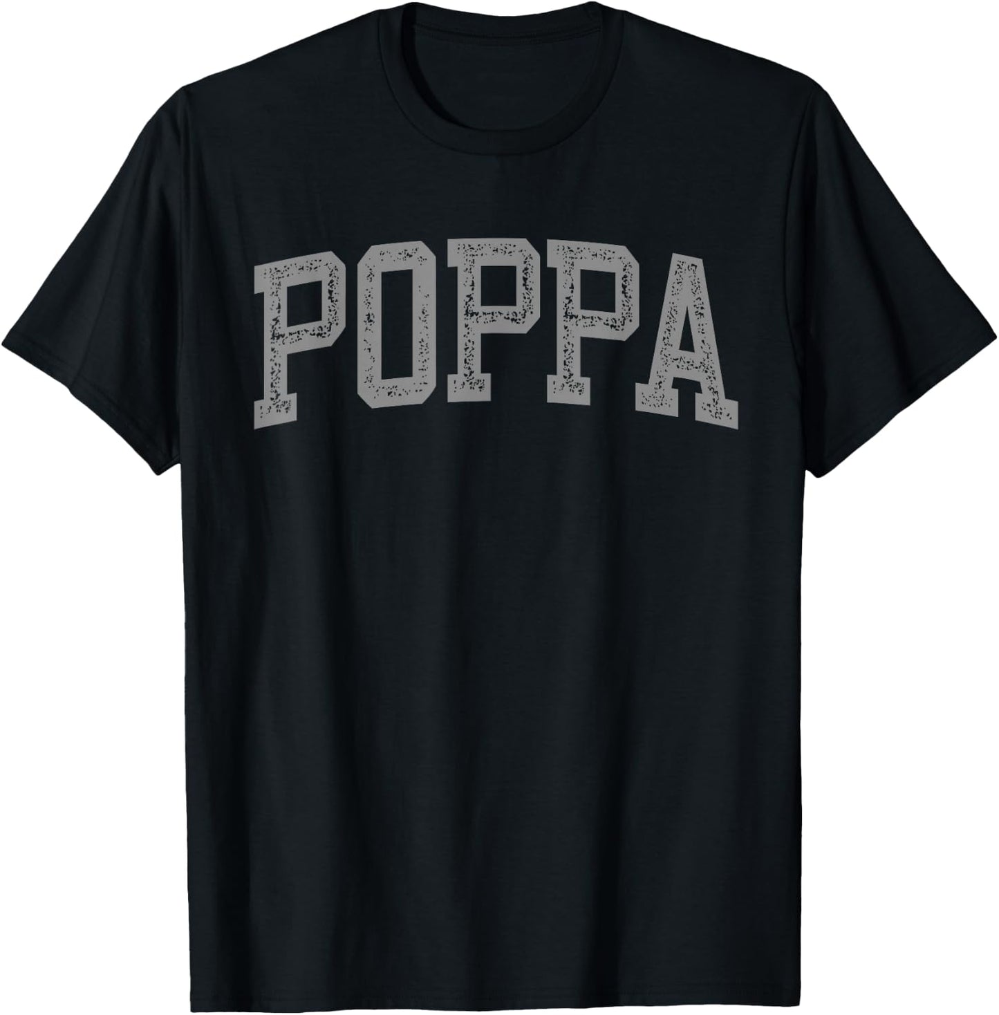 Poppa Minimalist Vintage T-Shirt - T-Shirt | Black