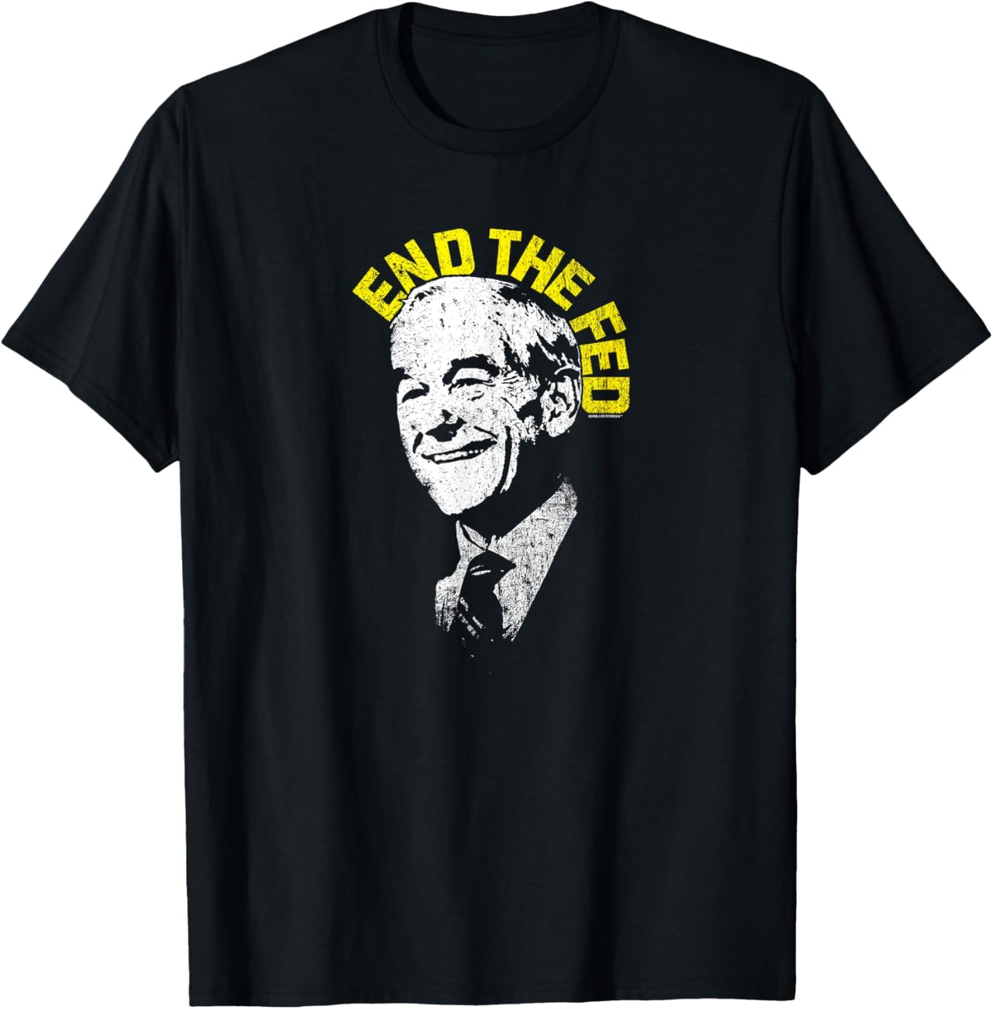 Official Dr. Ron Paul End The Fed Libertarian T-Shirt - T-Shirt | Black