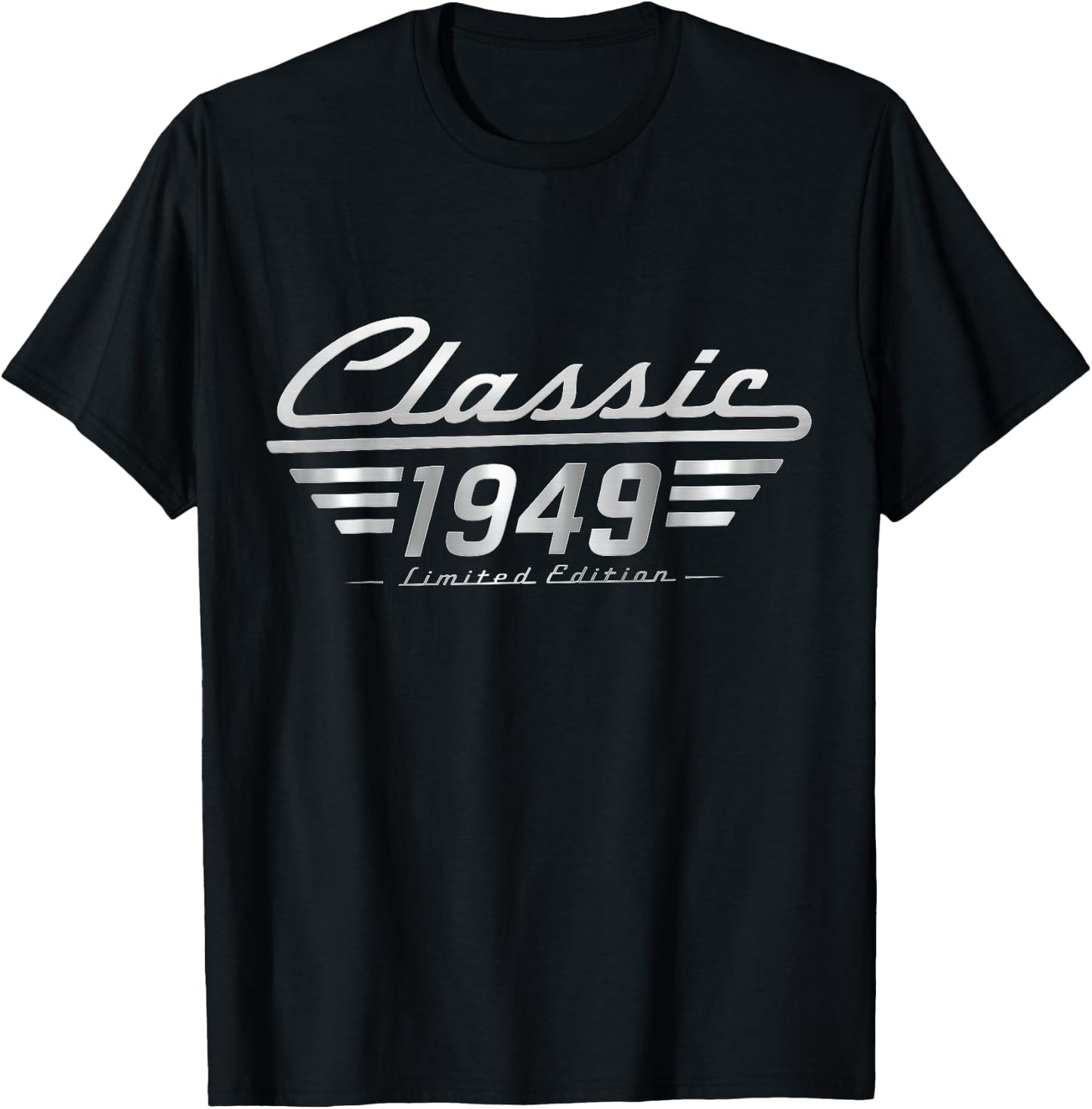 Classic 1949 Limited Edition Vintage Car Birthday T-Shirt - T-Shirt | Black