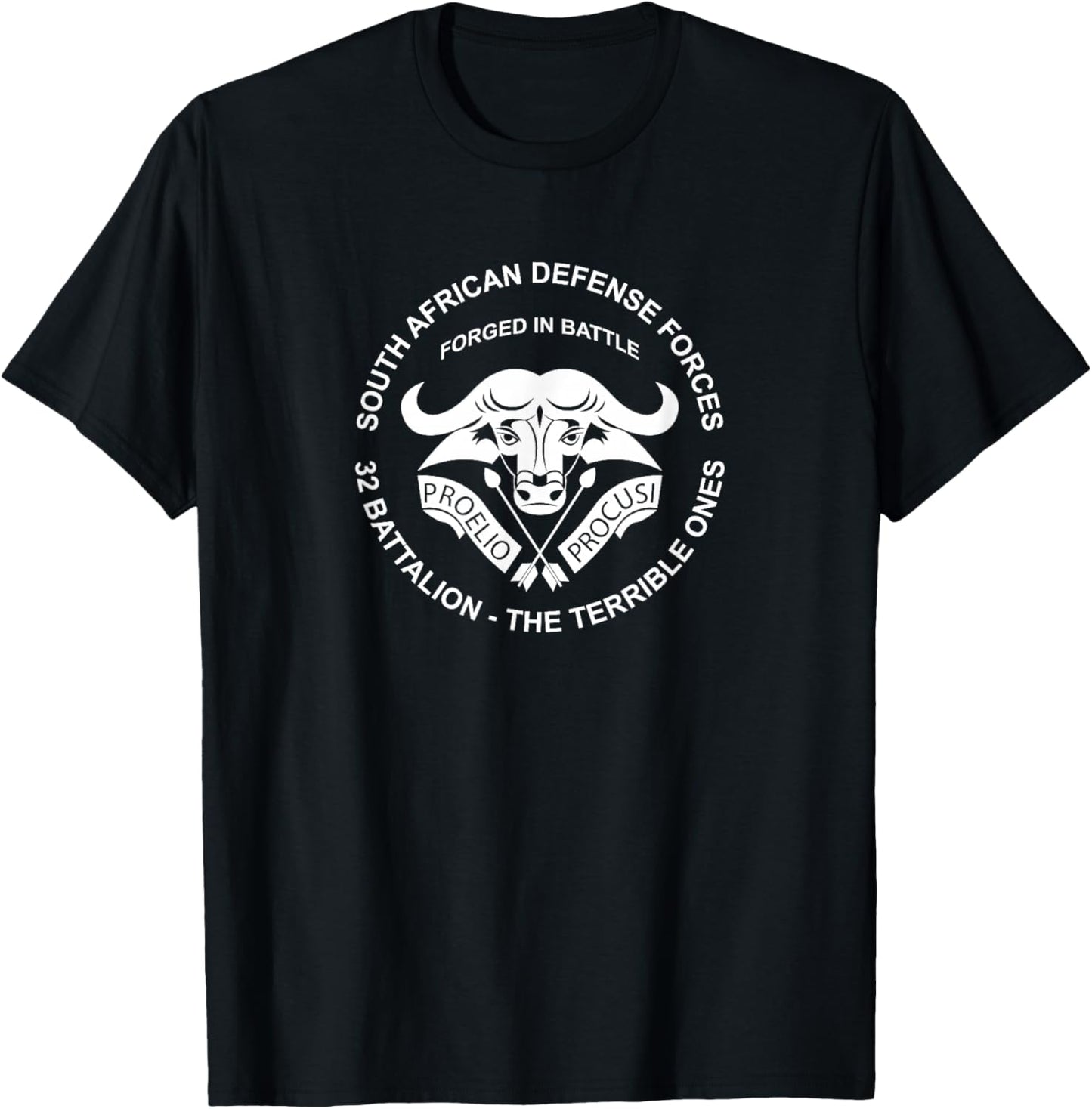 32 Battalion South African Defense Forces T-Shirt - T-Shirt | Black