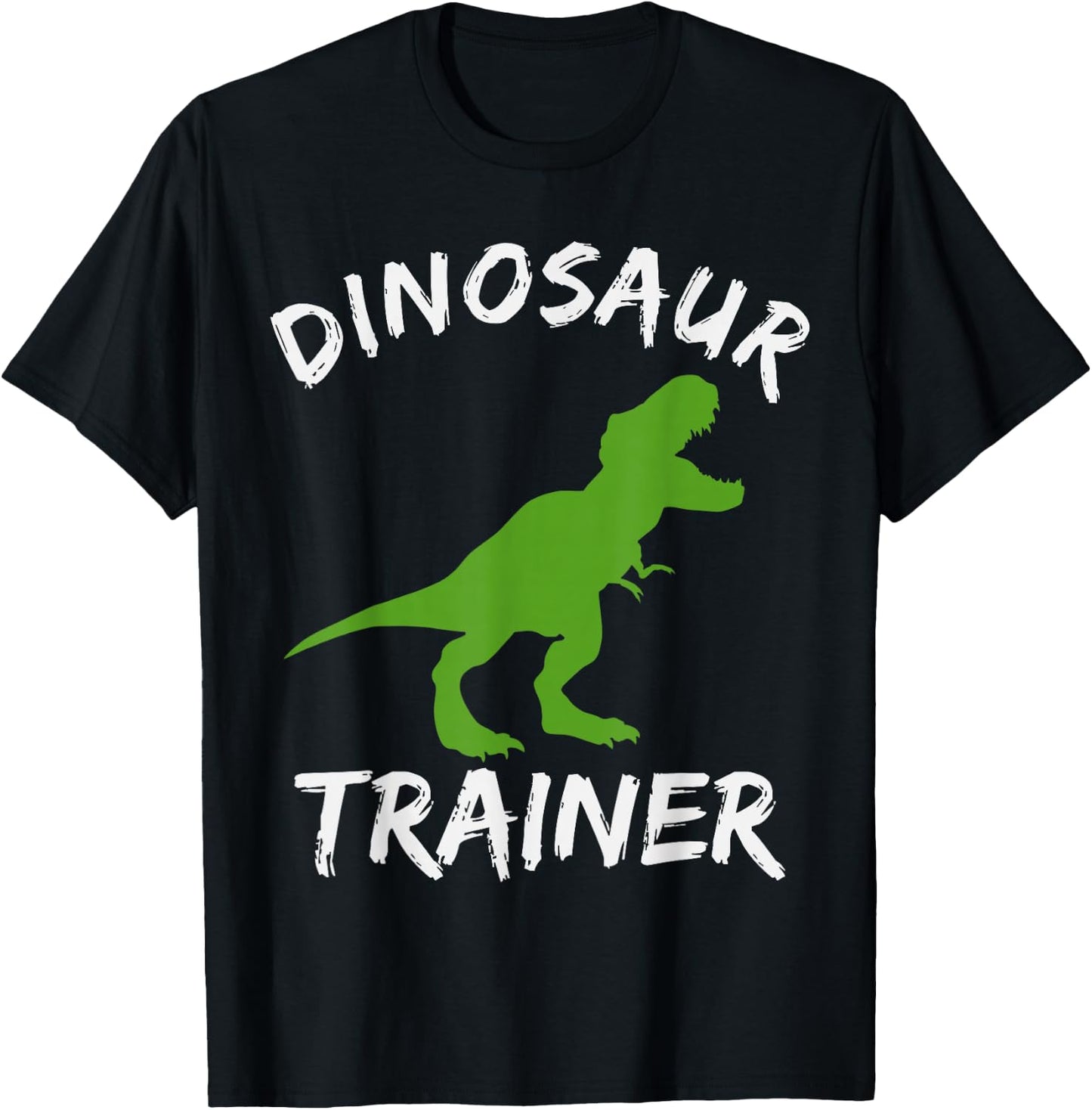 Dinosaur Trainer Lazy Halloween Costume T-rex Dino Boy Kids T-Shirt - T-Shirt | Black