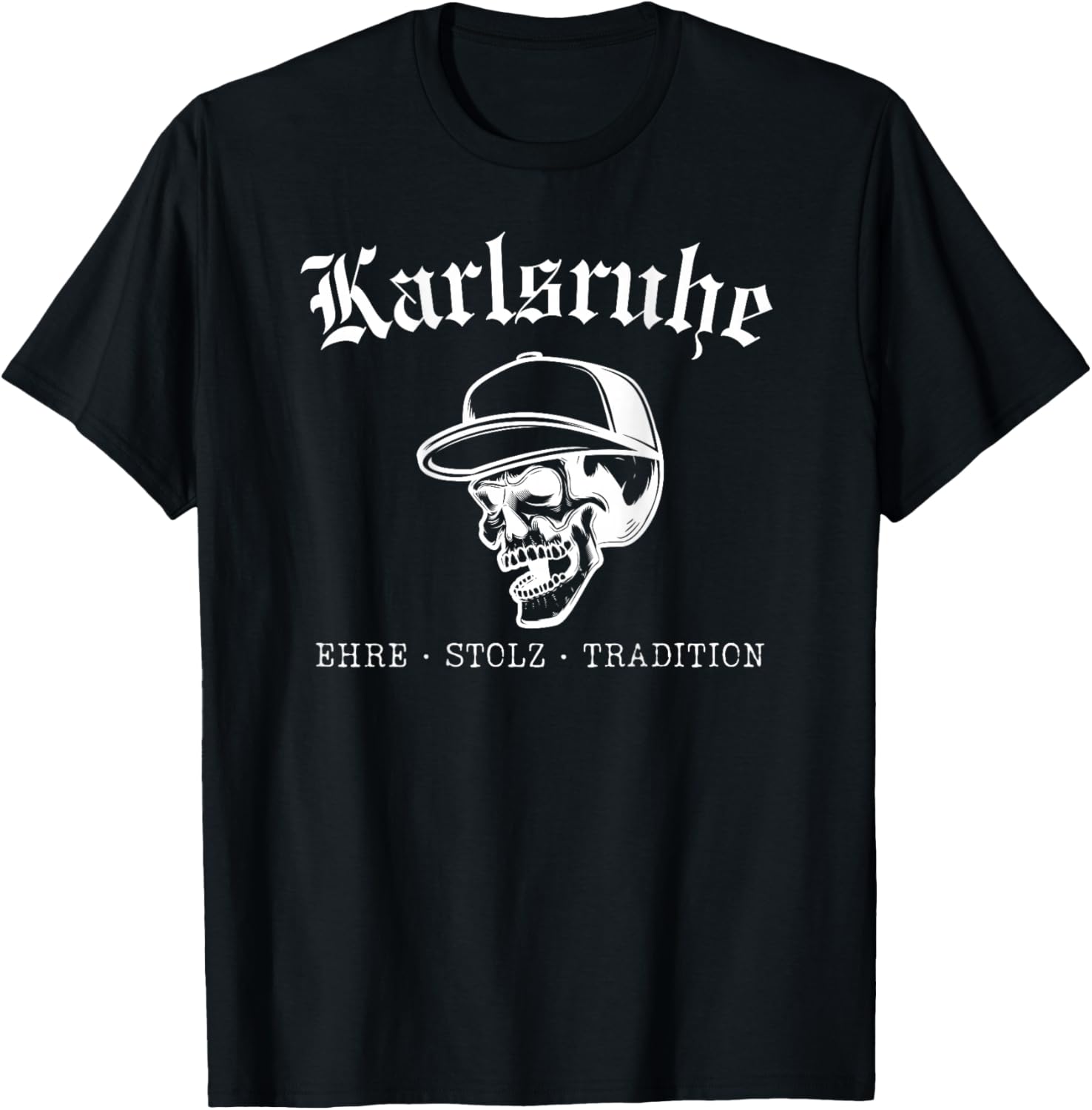 Karlsruhe Ehre & Stolz Fussball Ultras T-Shirt - T-Shirt | Black