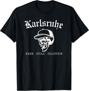 Karlsruhe Ehre & Stolz Fussball Ultras T-Shirt - T-Shirt | Black