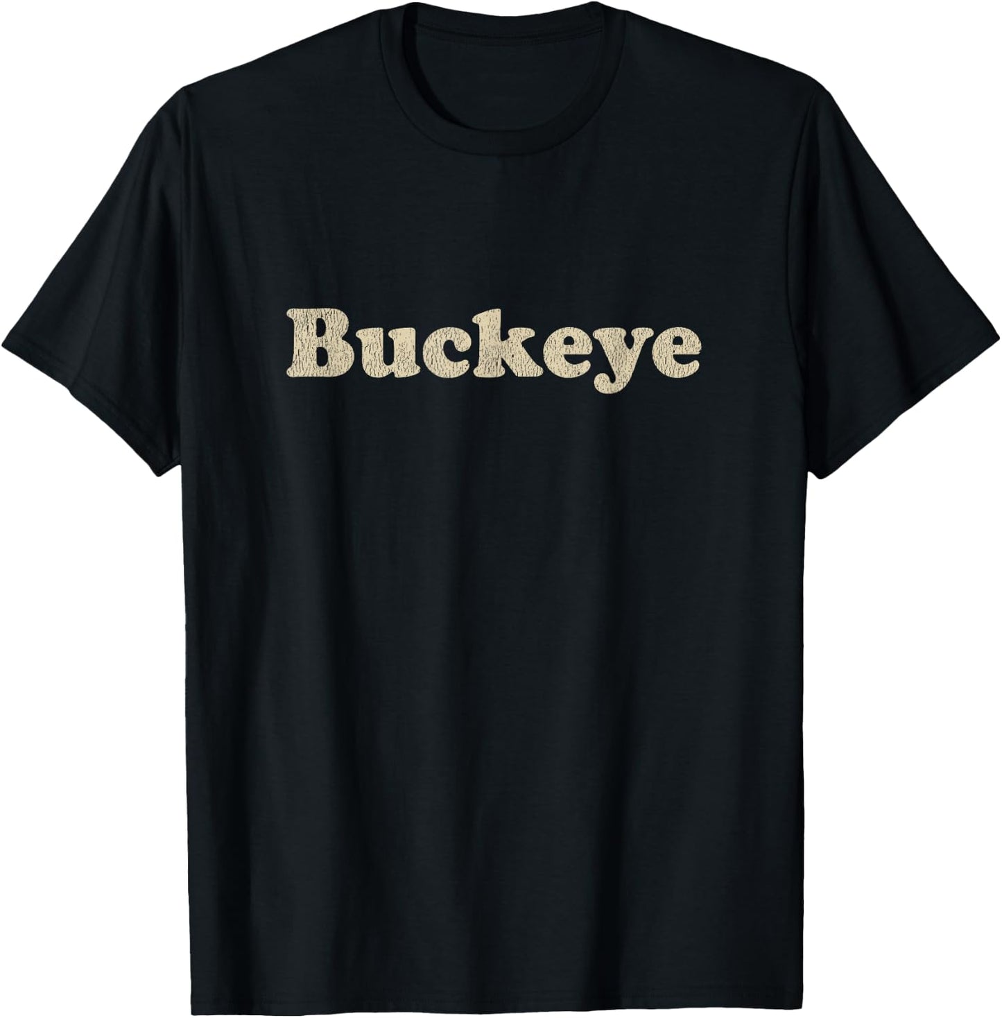 Ohio Vintage 70s US State Pride Throwback T-Shirt - T-Shirt | Black