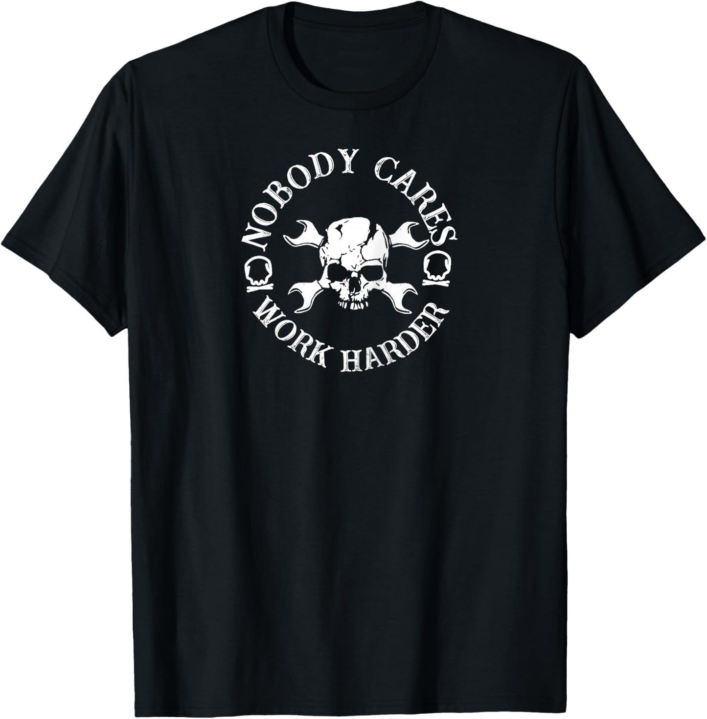 Nobody Cares Work Harder T-Shirt - T-Shirt | Black