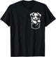 Cute Australian Shepherd Peeking Aussie Dog Graphic Design T-Shirt - T-Shirt | Black