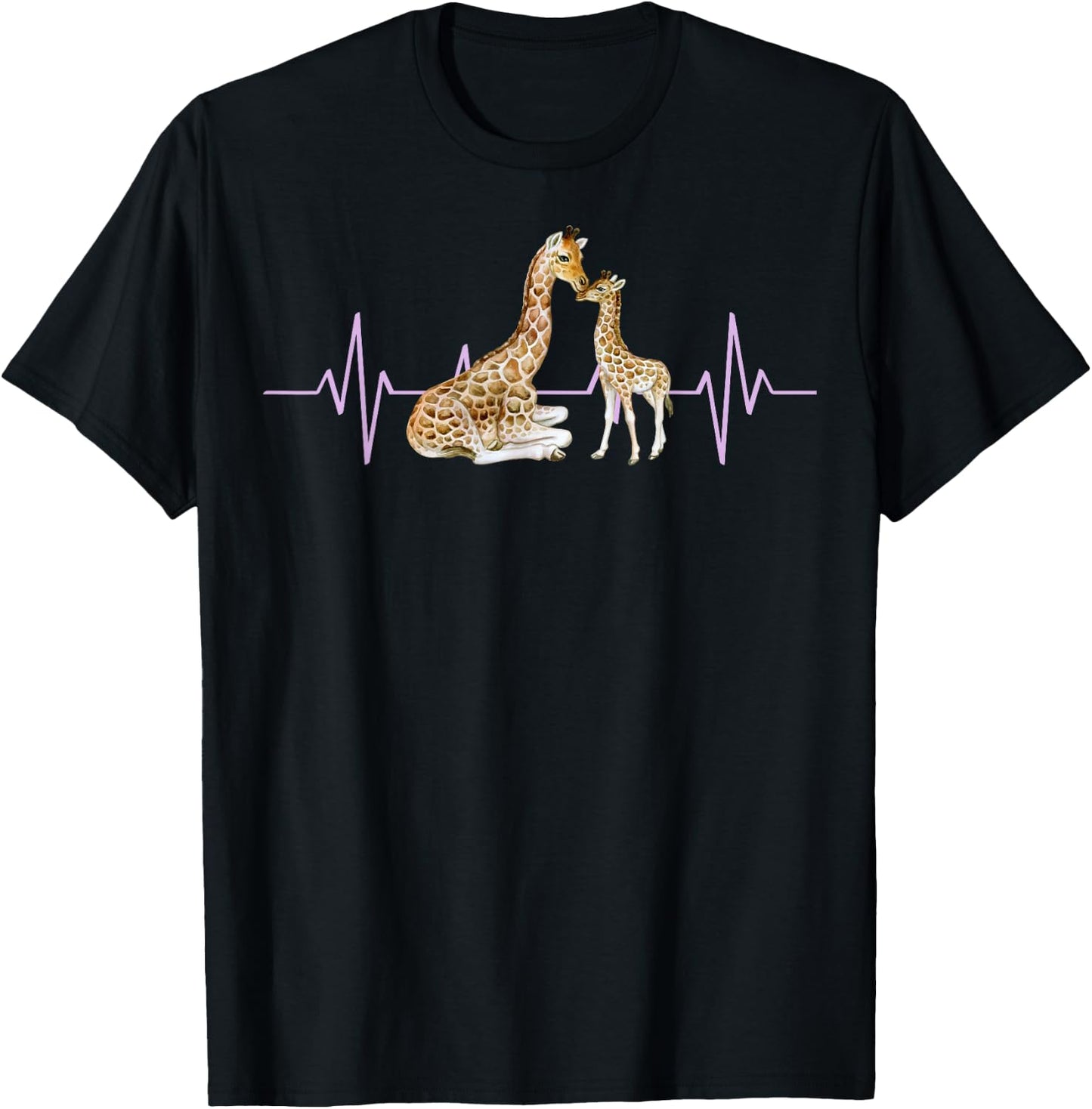 Giraffe Safari Giraffe Lovers T-Shirt - T-Shirt | Black