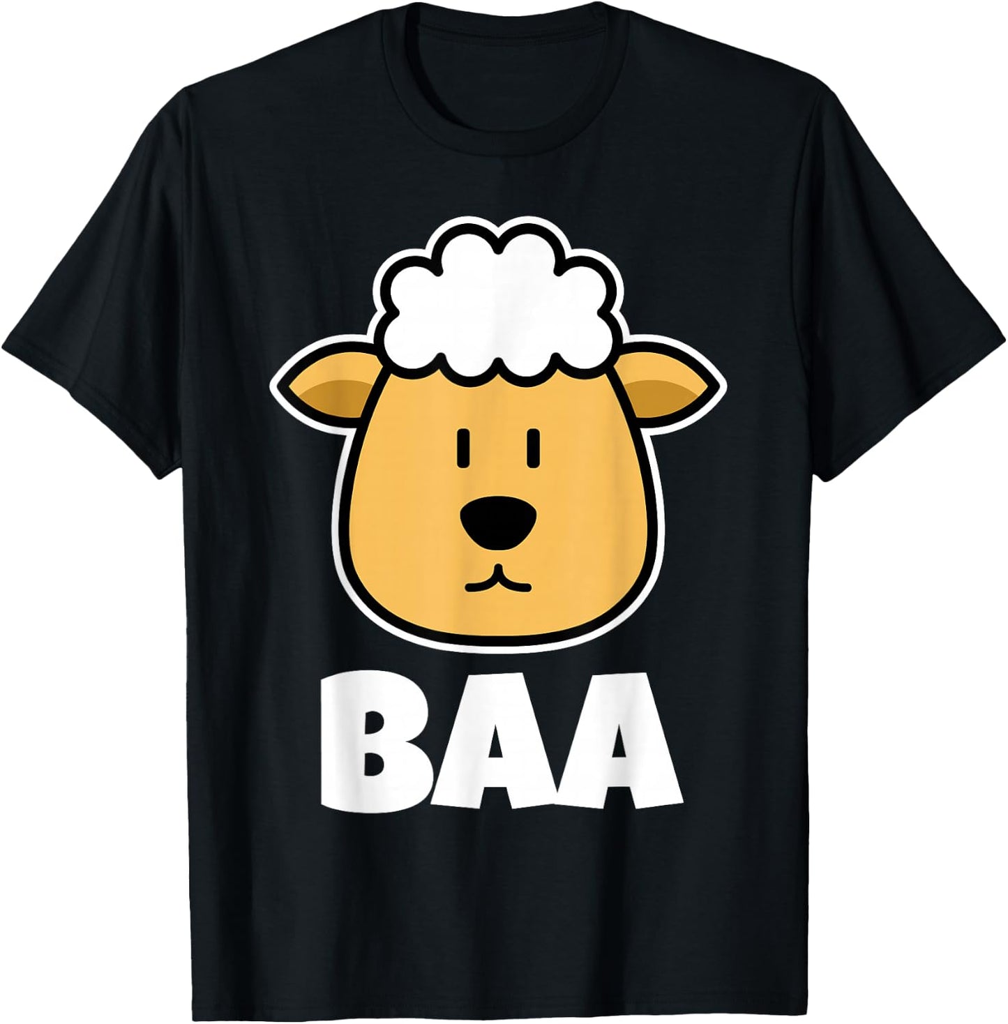 BAA Sheep Stuff | Sheep Lover Stuff | Kids Sheep T-Shirt - T-Shirt | Black