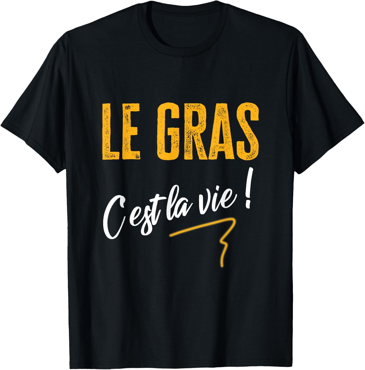 TV Le gras c'est La Vie phrase culte series kaamelott humour , Black T-Shirt - T-Shirt | Black
