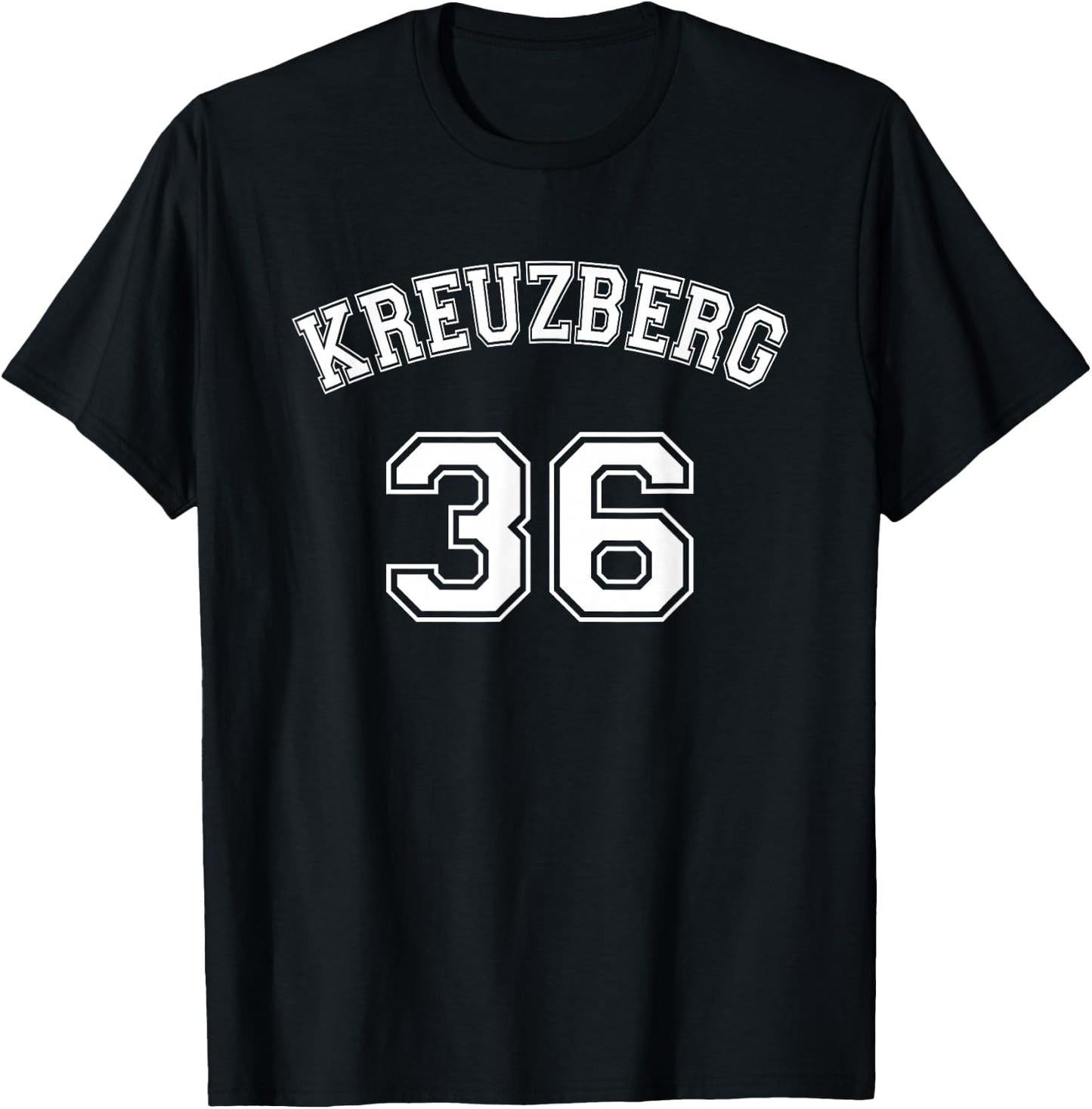 Kreuzberg 36 - Schwarzes Nostalgie Design Berliner Bezirk T-Shirt - T-Shirt | Black