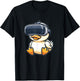 Cute Duck VR Virtual Reality Gamer T-Shirt - T-Shirt | Black