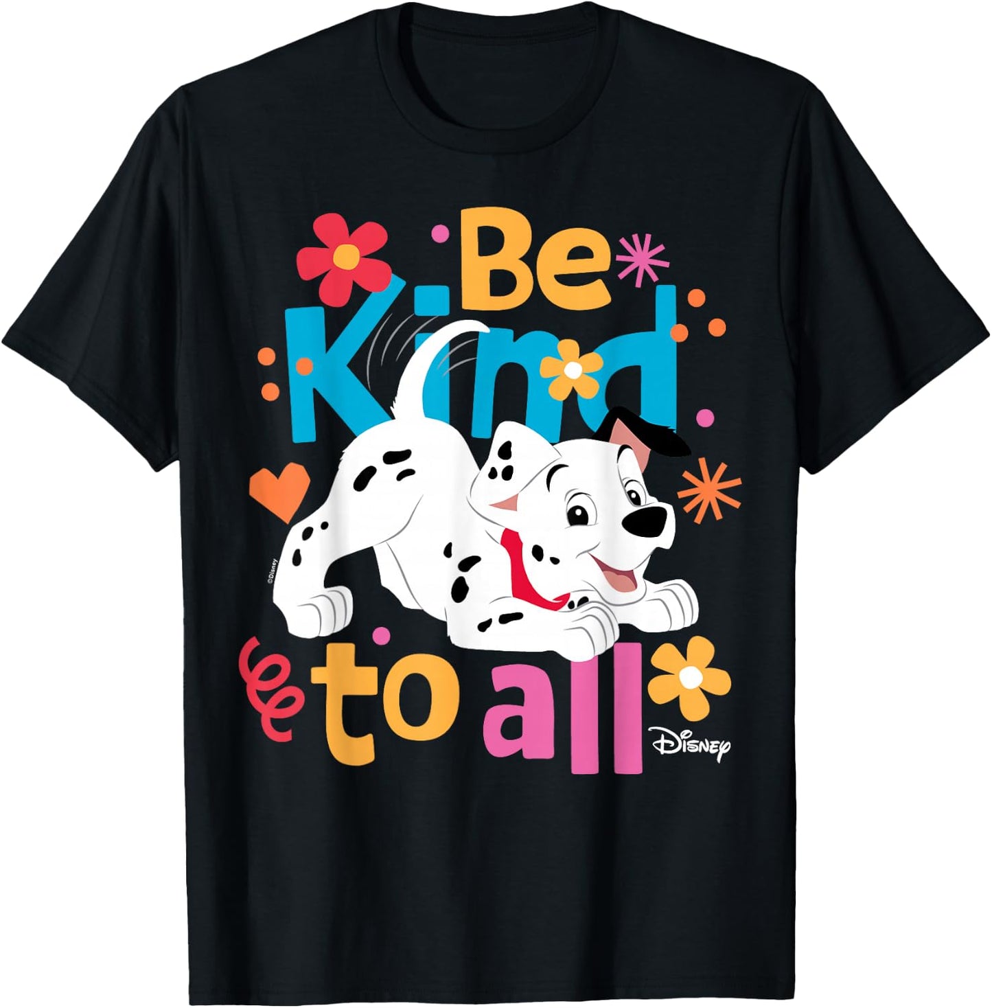 101 Dalmatians - Be Kind To All T-Shirt - T-Shirt | Black