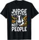 Judge Livestock Not People T-Shirt - T-Shirt | Black